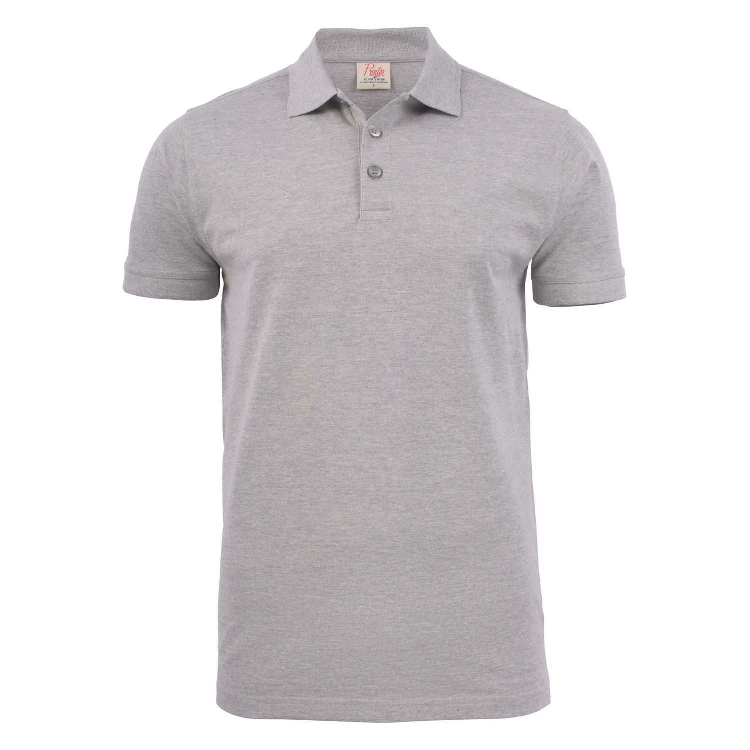 Printer Essentials Surf Stretch Polo M Grey Melange