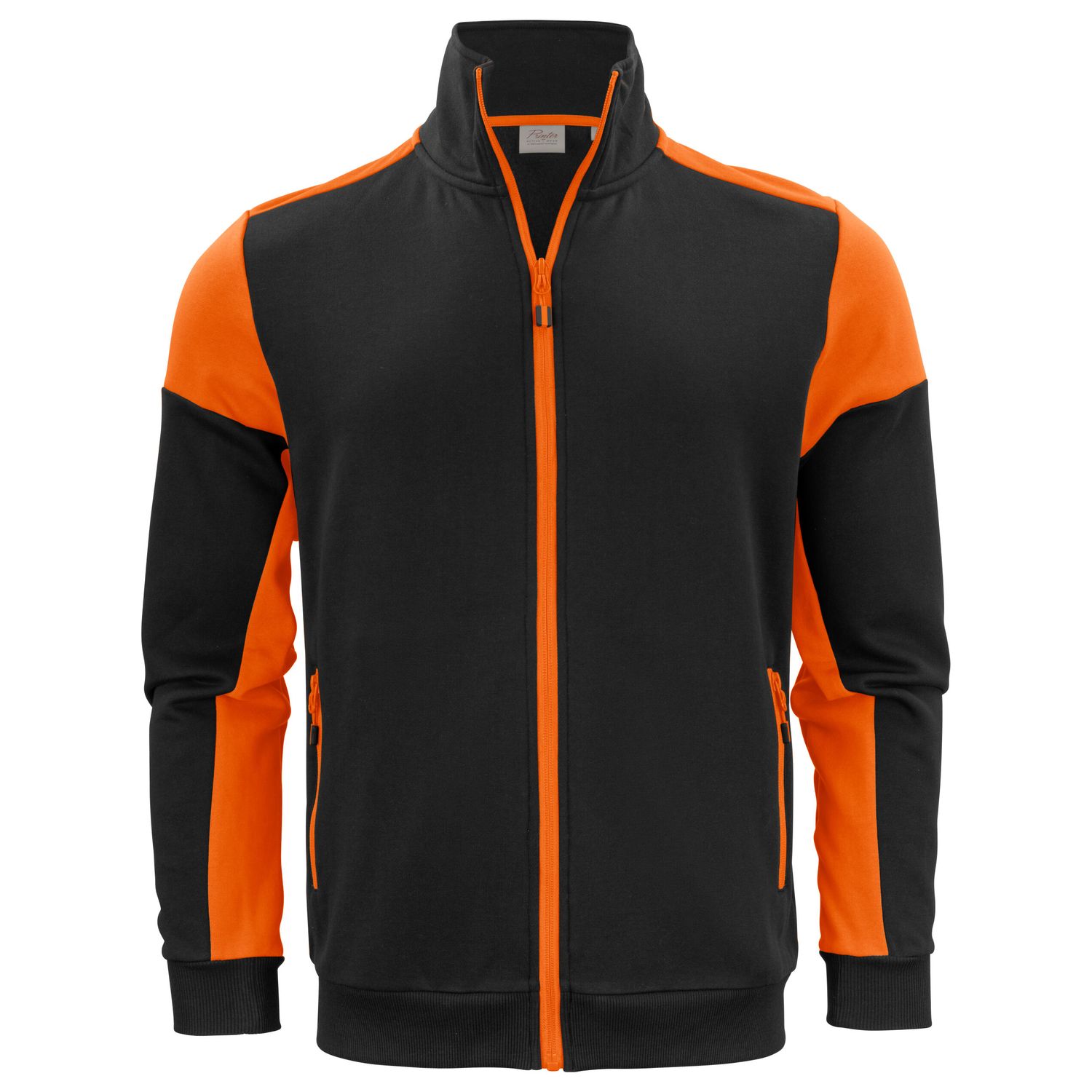 Printer Prime Full Zip Sweatshirt 2XL Black/Orange