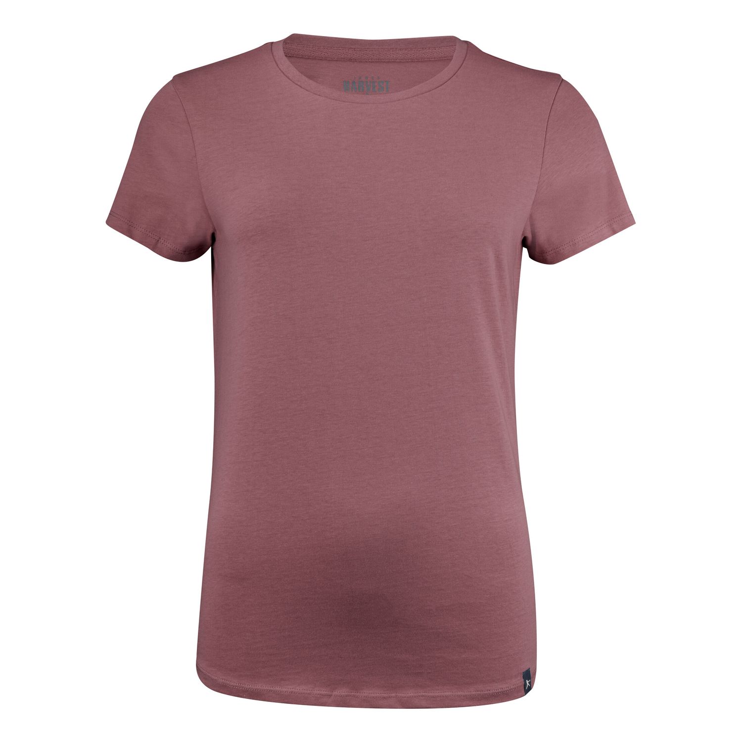 James Harvest Ladies American U T-Shirt L Dusty Red