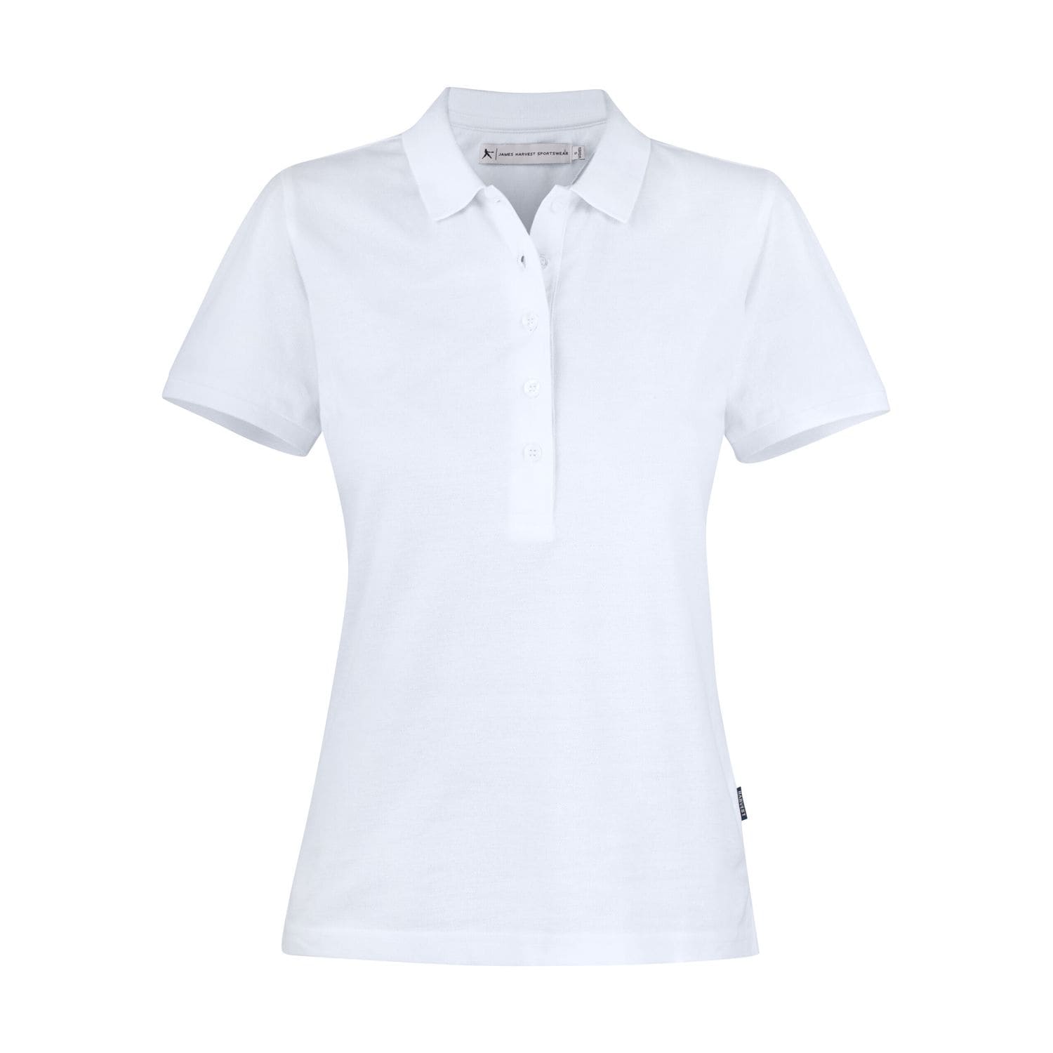James Harvest Ladies Neptune Polo M White