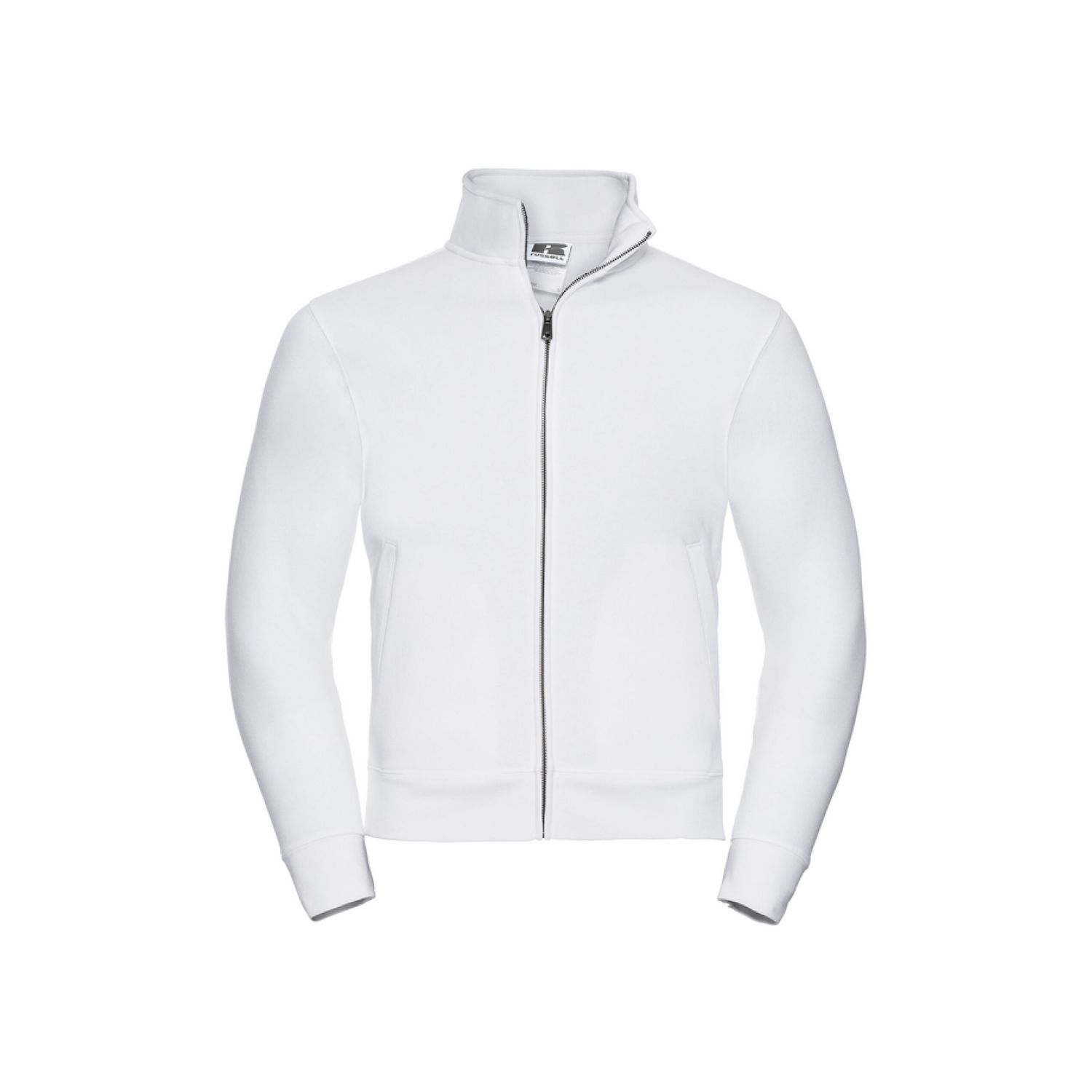 Russell Mens Authentic Sweat Jacket 3XL White