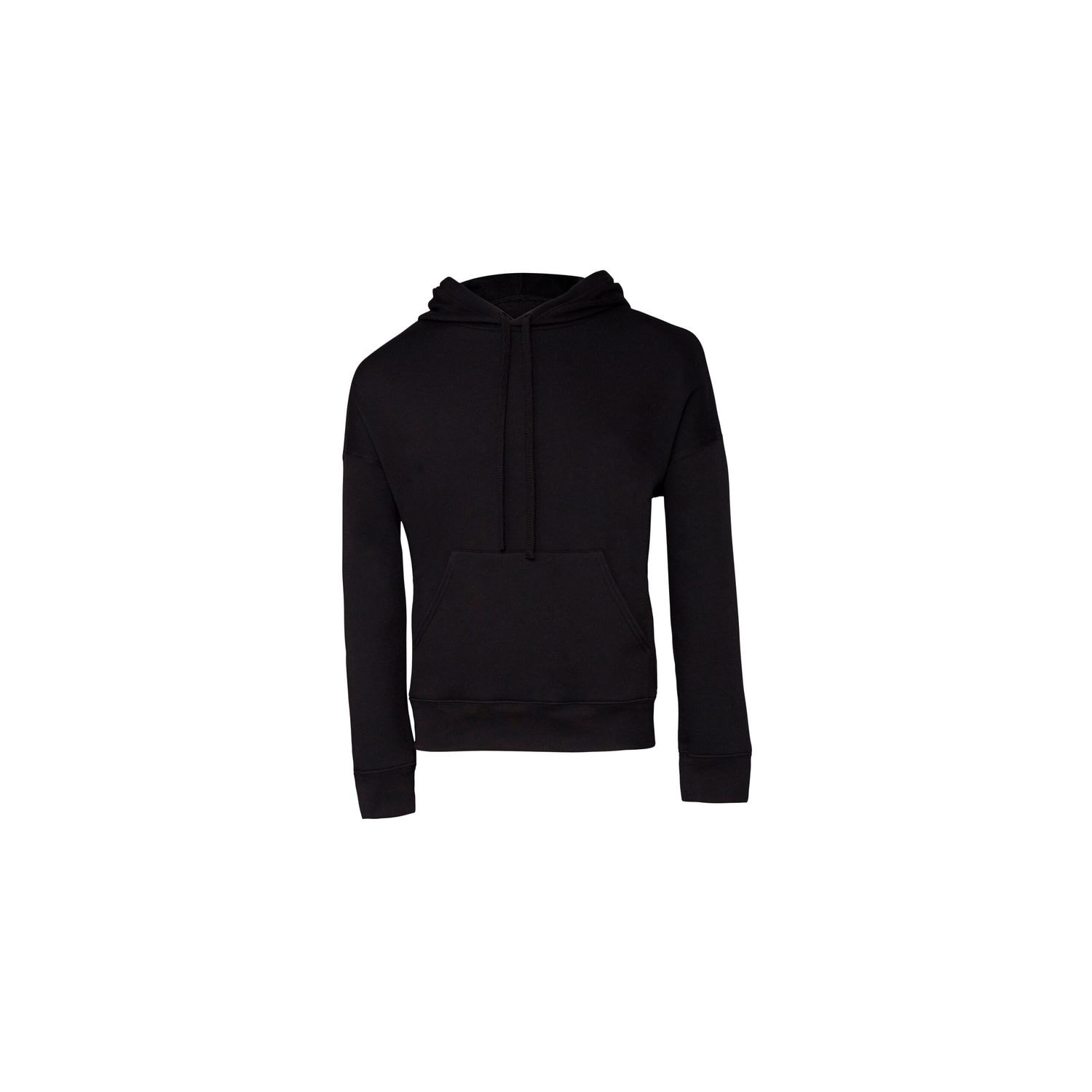 Bella+Canvas Unisex Sponge Fleece Dtm Hoodie L Black
