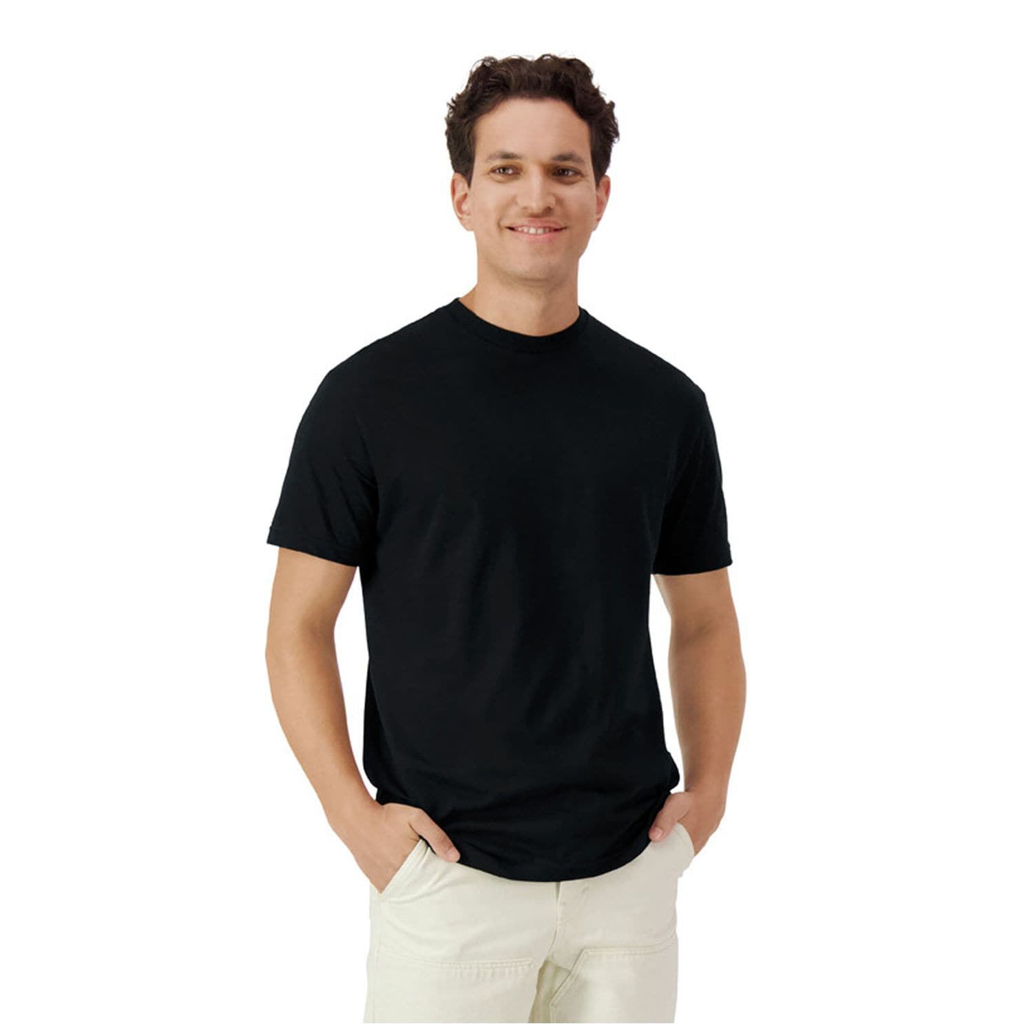 Gildan Light Cotton Adult T-Shirt L Black