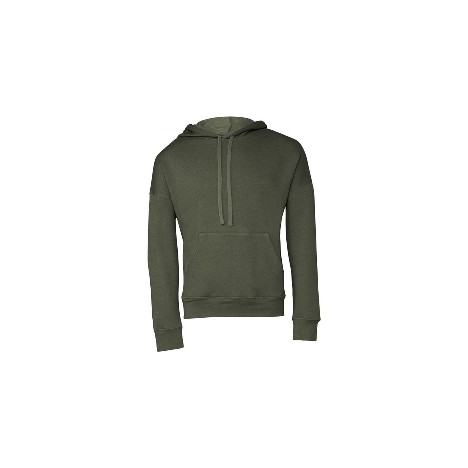 Bella+Canvas Unisex Sponge Fleece Dtm Hoodie XS Military Green
