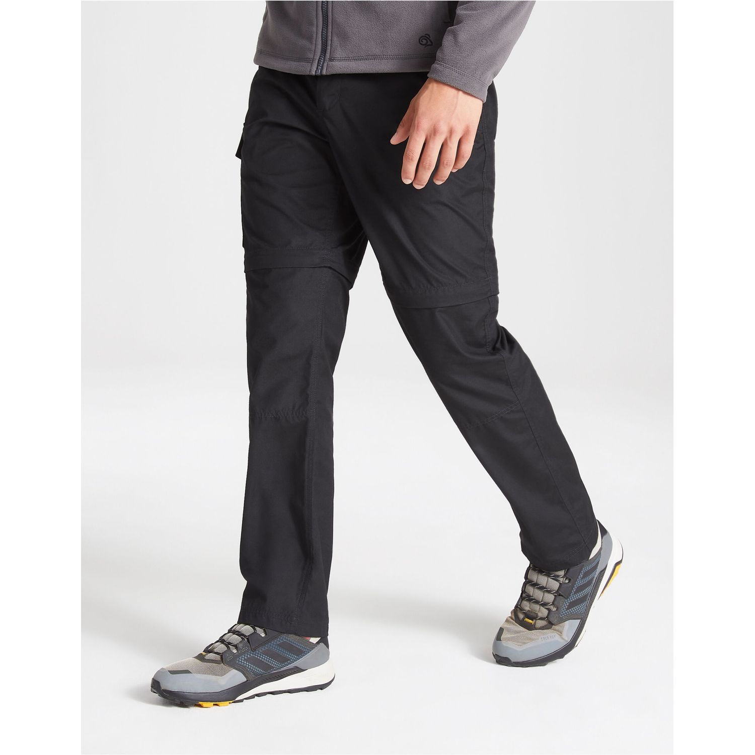 Craghoppers Expert Mens Expert Kiwi Tailored Convertible Trousers (Long) 40in Bl