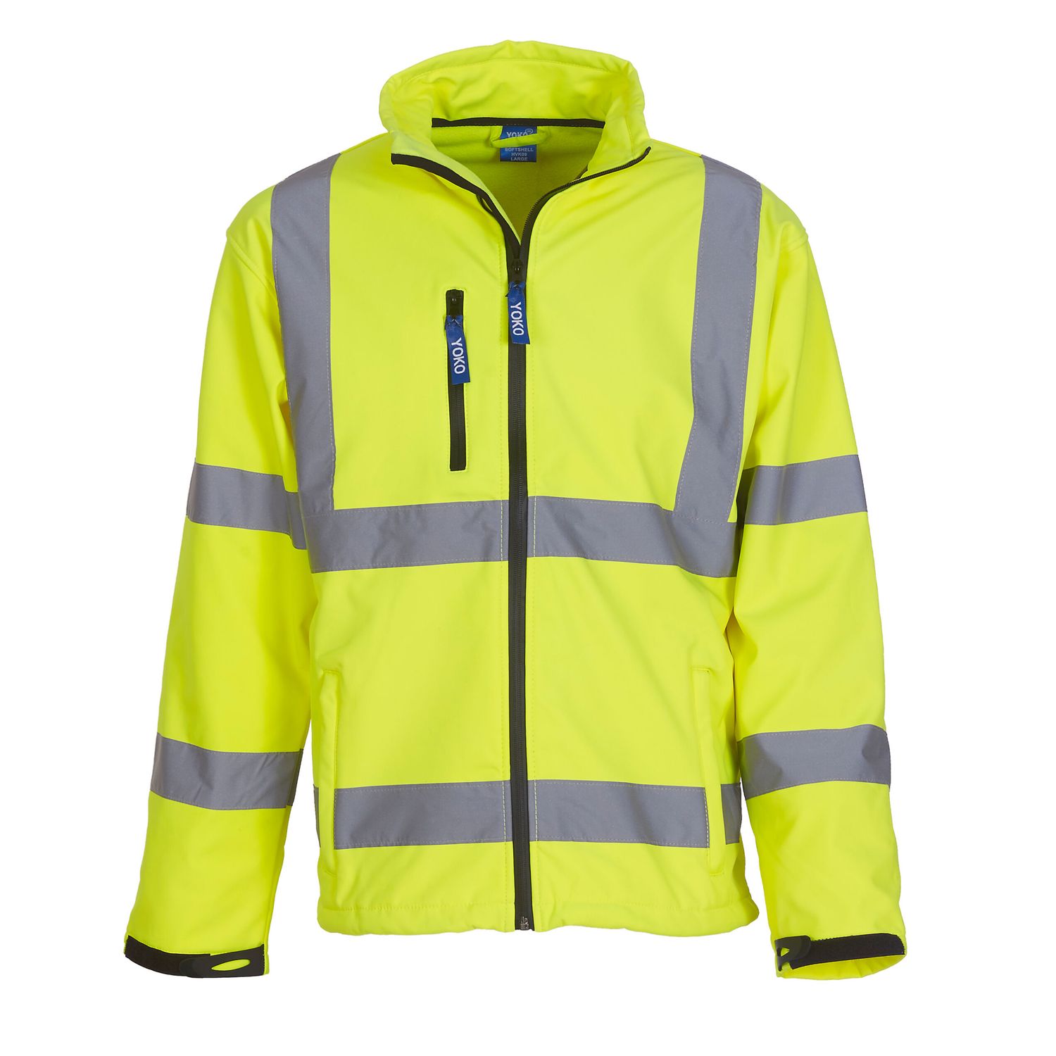 YOKO Hi-Vis Softshell Jacket 4XL Hi-Vis Yellow