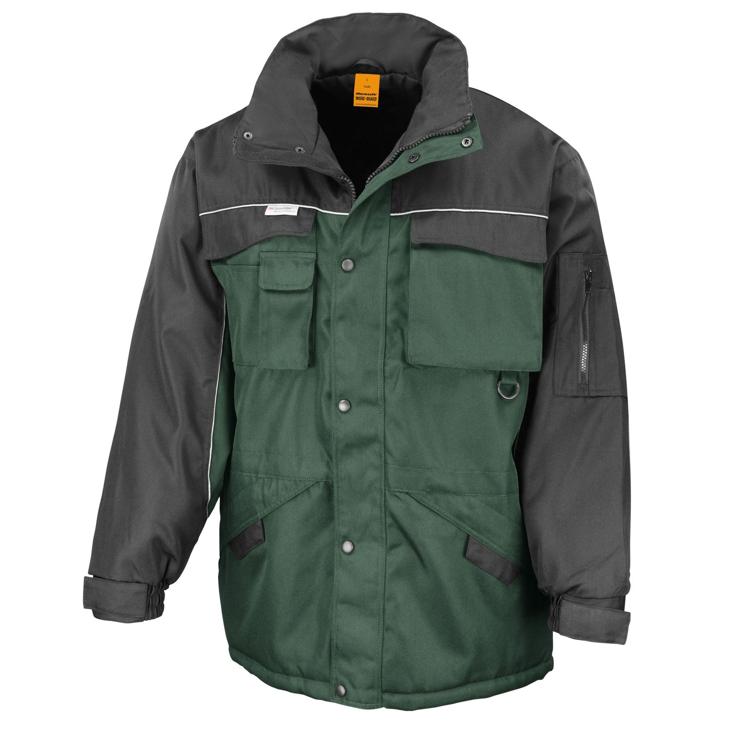 WORK-GUARD by Result Heavy Duty Combo Coat S Bottle Green/Black