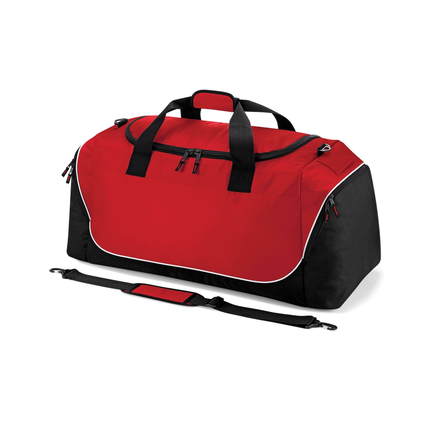 Quadra Teamwear Jumbo Kit Bag One Size Classic Red/Black/White