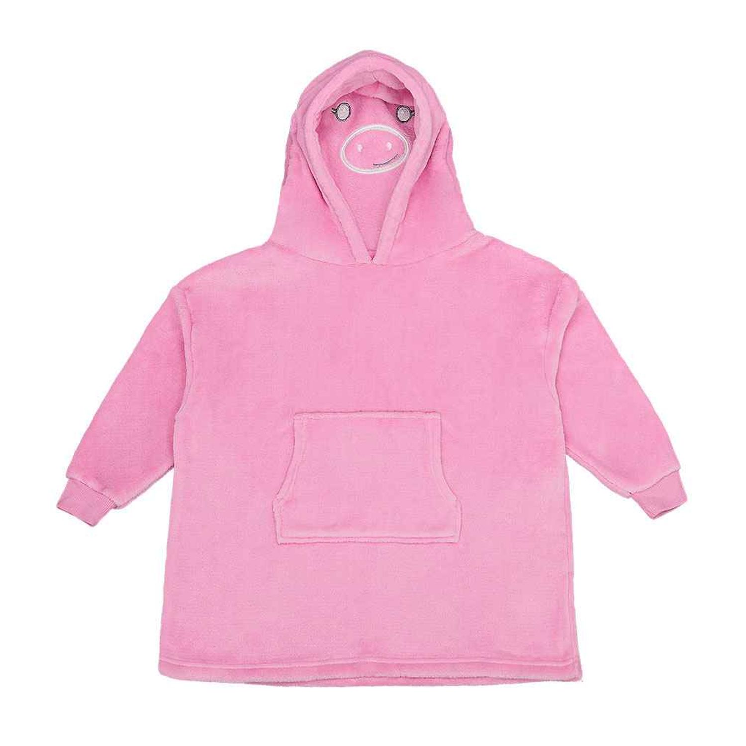 Brand Lab Kids Character Cushion Hooded Blanket Pink Unicorn Size 5-8 Years