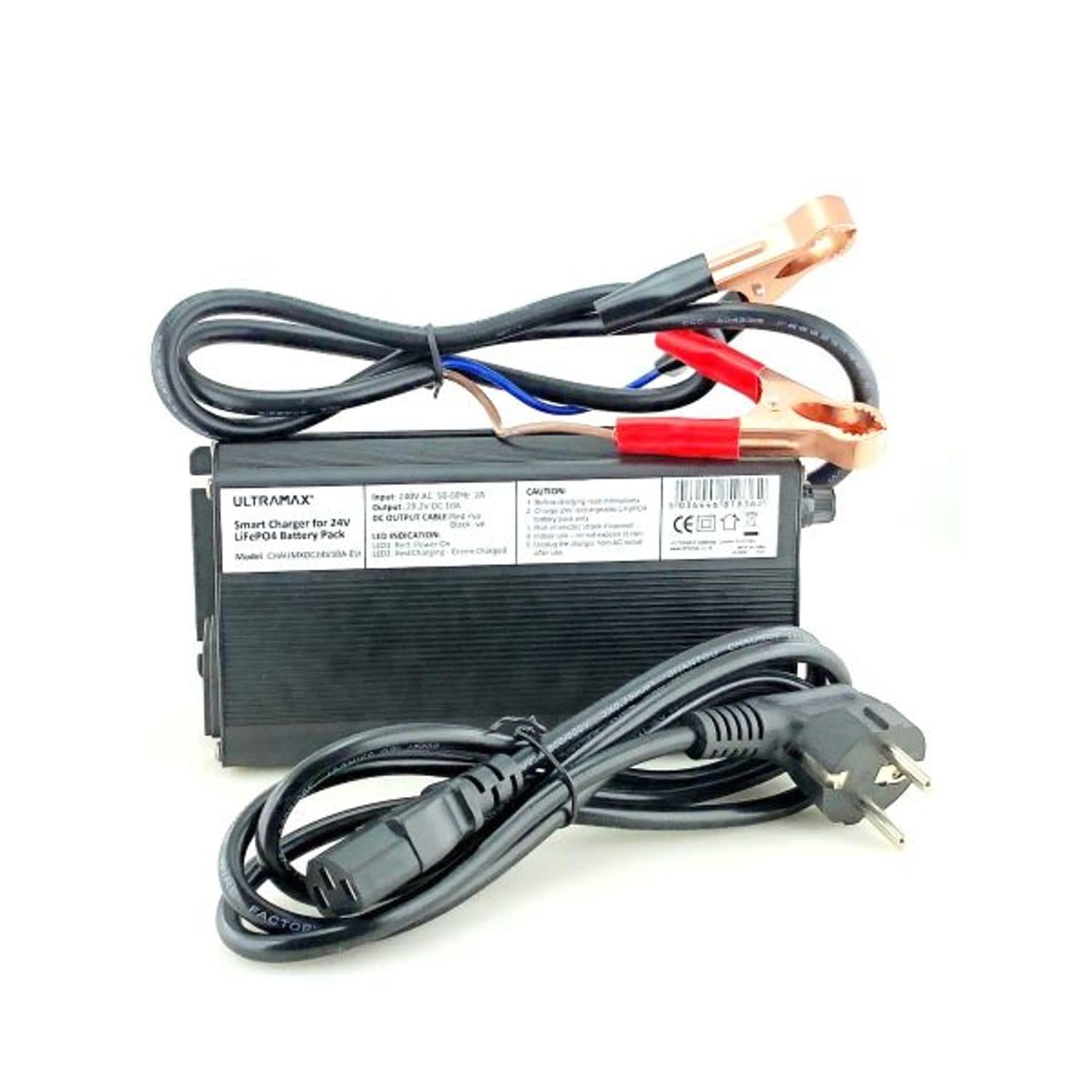Ulltramax UltraMax 24V 10Ah Smart LiFePO4 Battery Charger