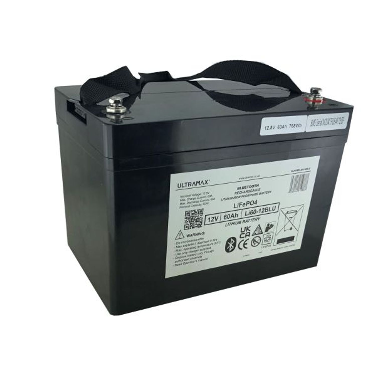 Ulltramax Ultramax 12v 60Ah Lithium Iron Phosphate LiFePO4 Battery