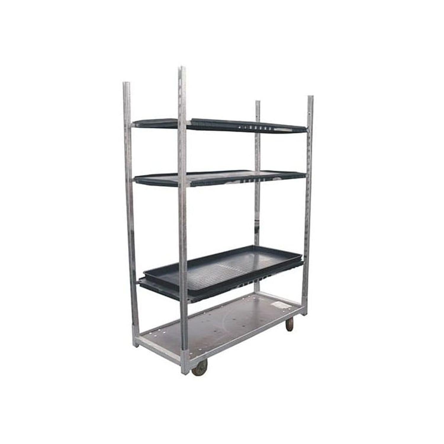 Love Gardening Danish Trolley Complete Unit (1 Base, 4 Uprights and 3 Plywood Sh