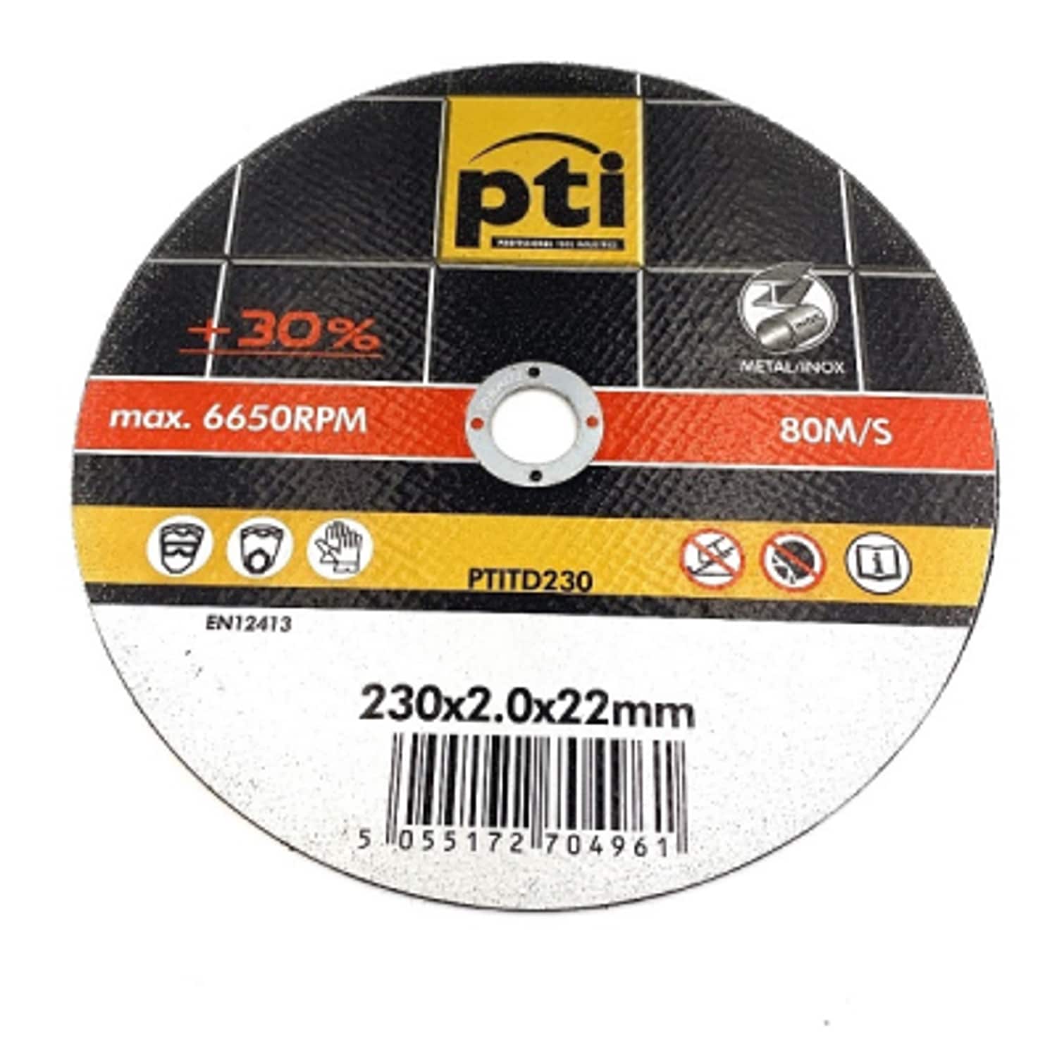 Professional Tool Industries PTI 230mm x 2.0mm Thin Cutting Disc for Stainless S