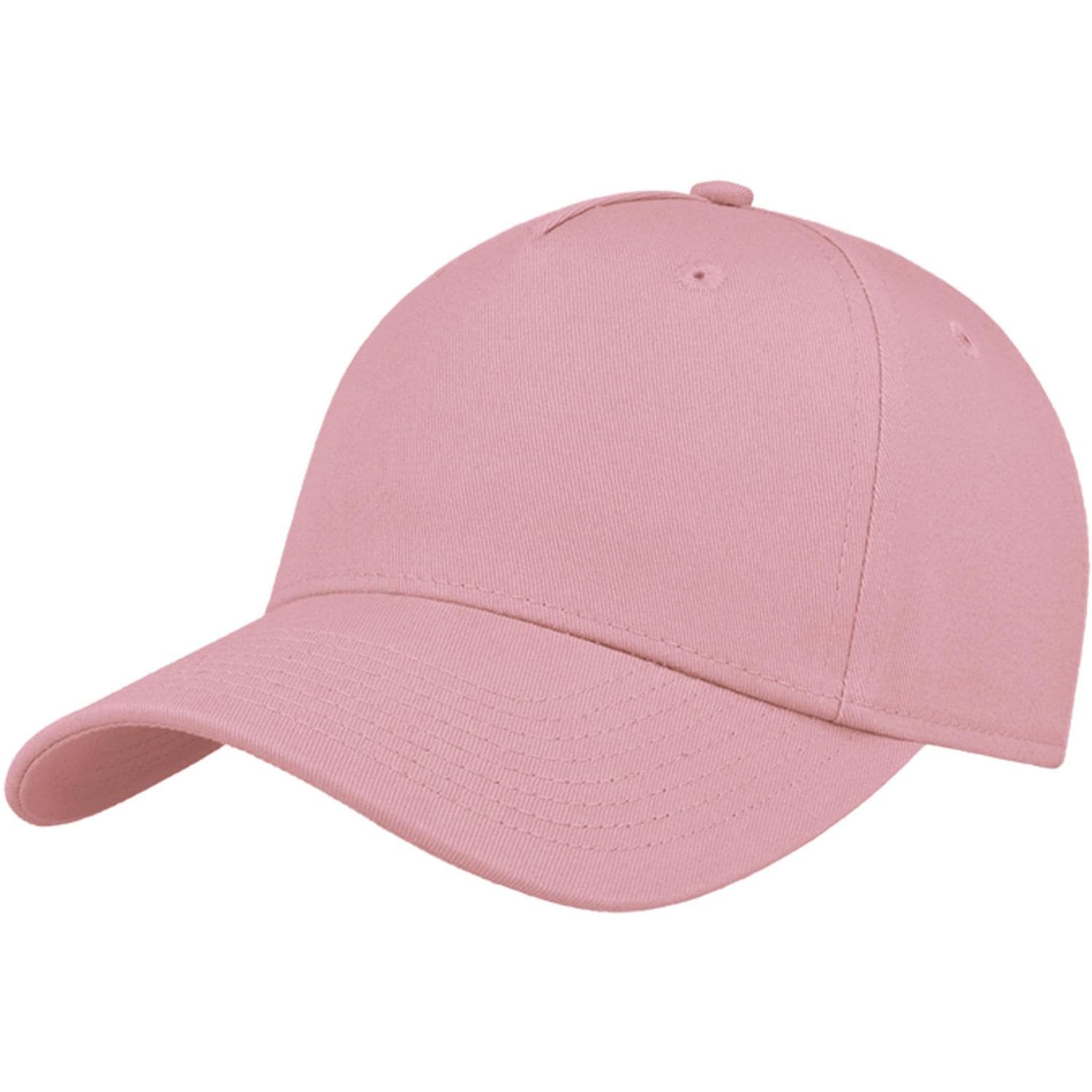 Atlantis Shot S Curved Visor 5 Panel Sustainable Structured Cap Pink One Size AC
