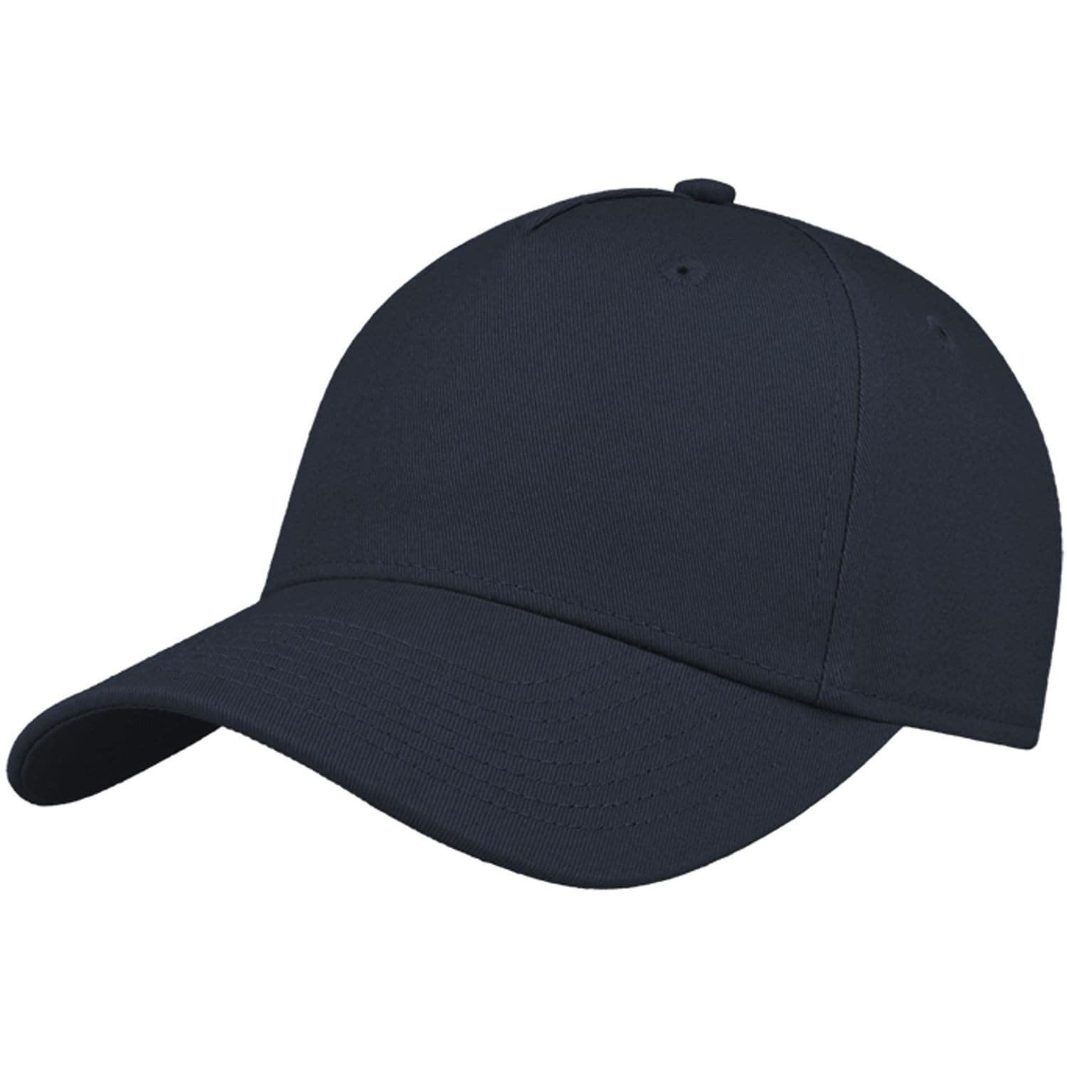 Atlantis Shot S Curved Visor 5 Panel Sustainable Structured Cap Navy One Size AC