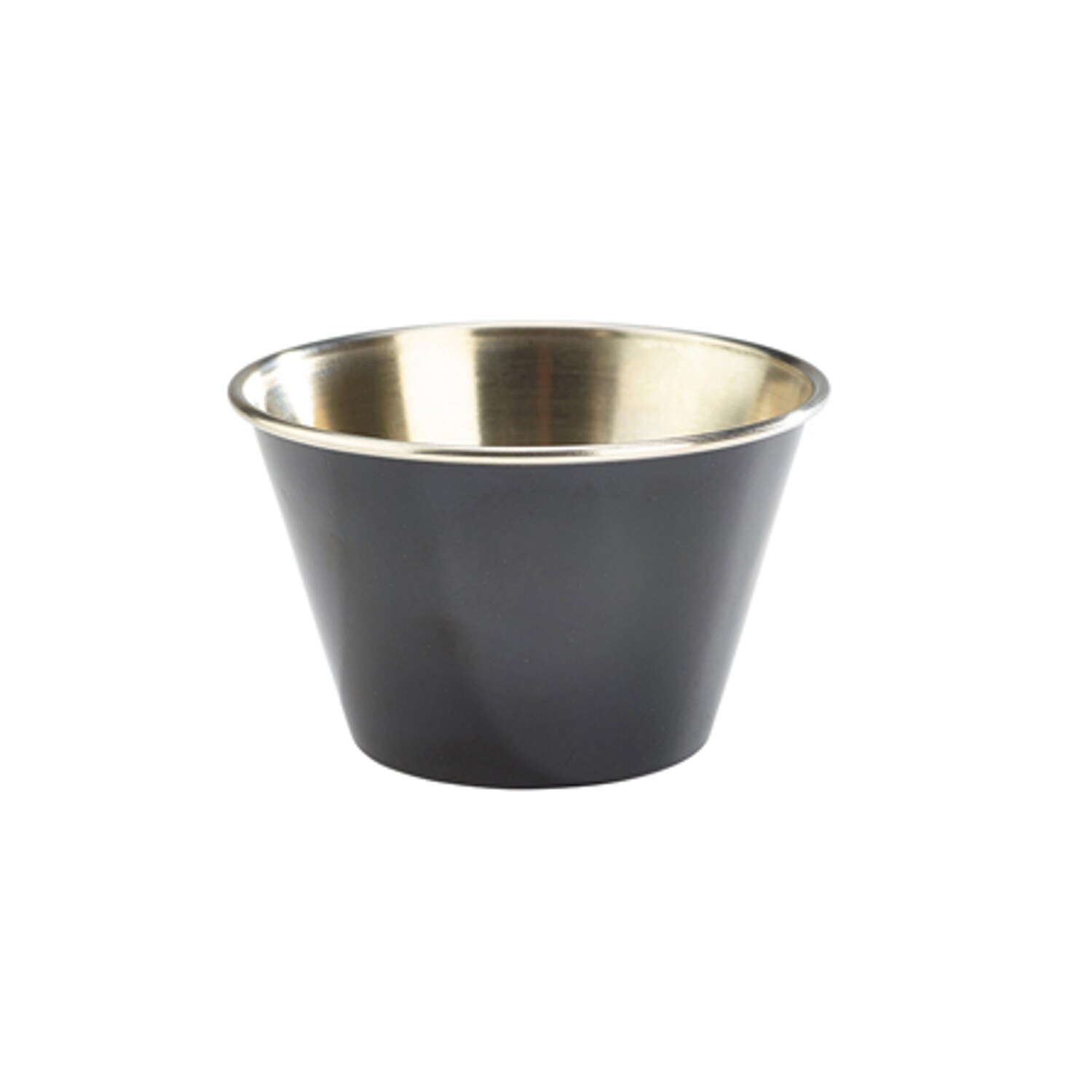 Ramekin Stainless Steel Black 6oz - Pack of 24