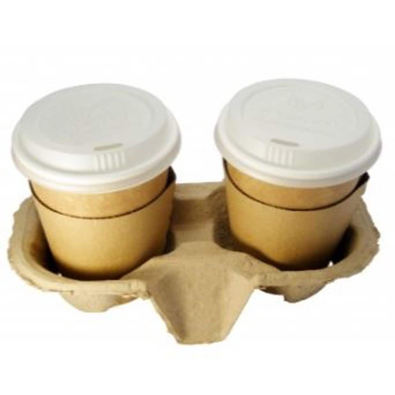 Carry Tray Pulp 2 Cup - Pack of 360