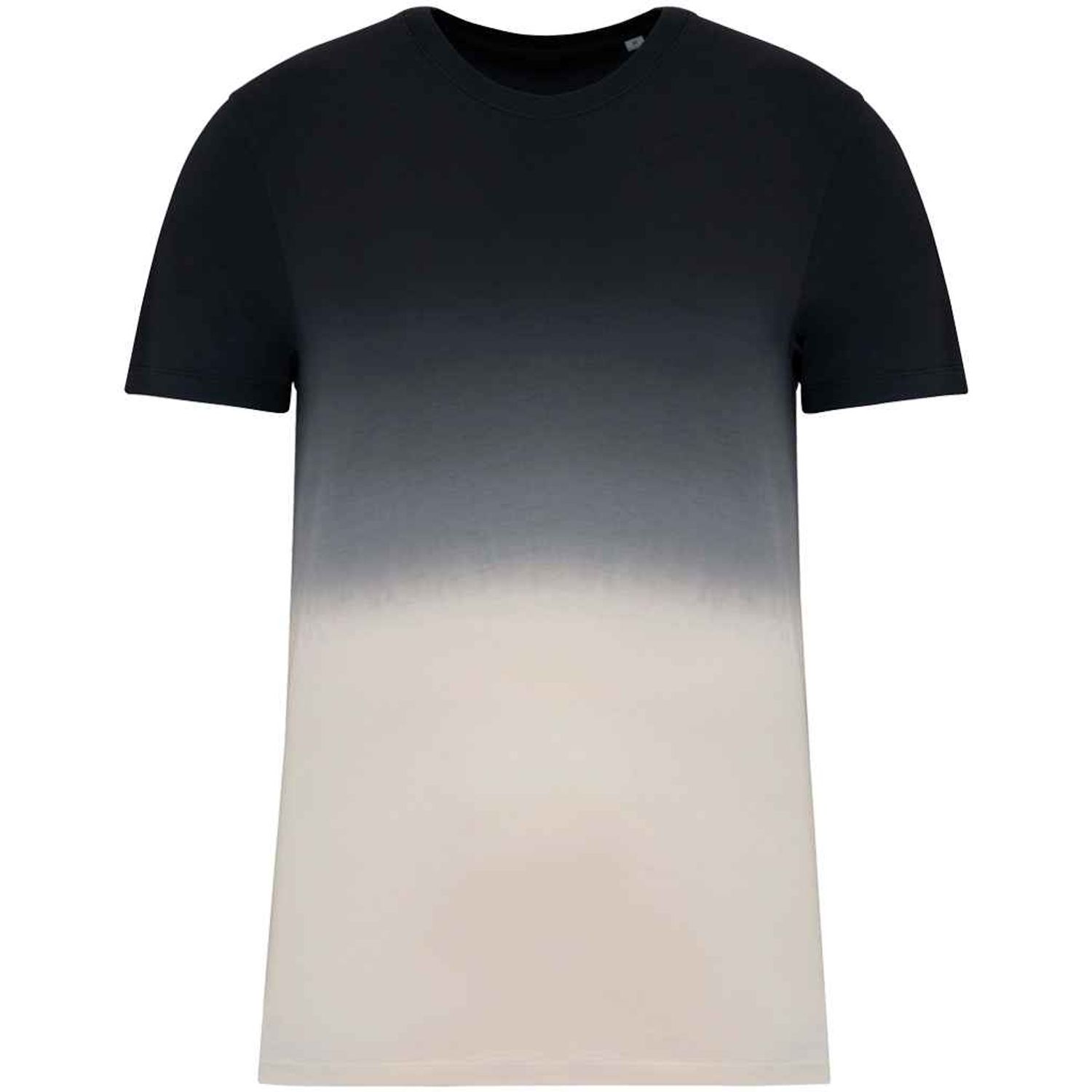 Native Spirit Unisex Dip Dye T-Shirt Dip Dye Black Size Extra Small