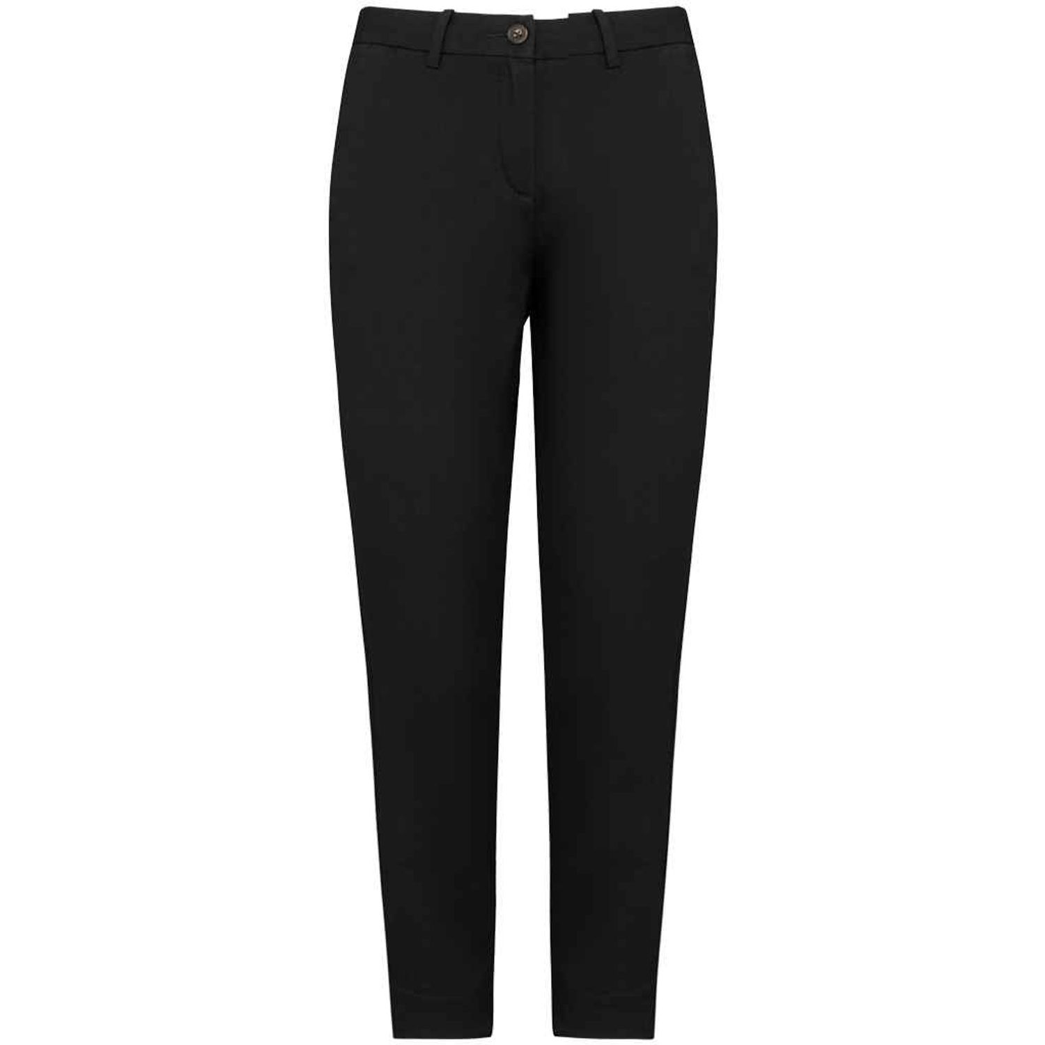Native Spirit Ladies Chino Black Trousers - Size 34