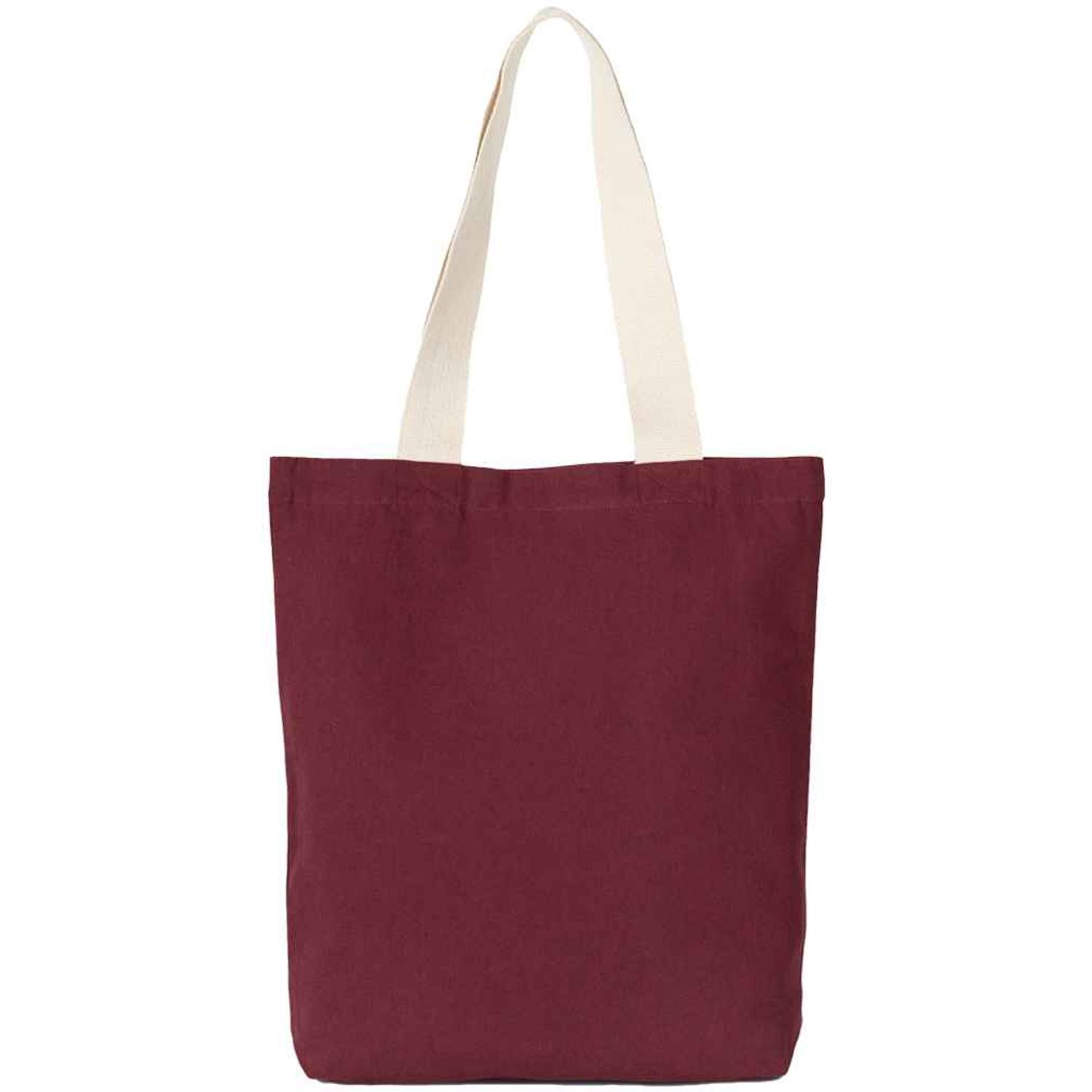 Kimood Recycled Flat-Bottom Rosewood/Ecume Shopping Bag - One Size