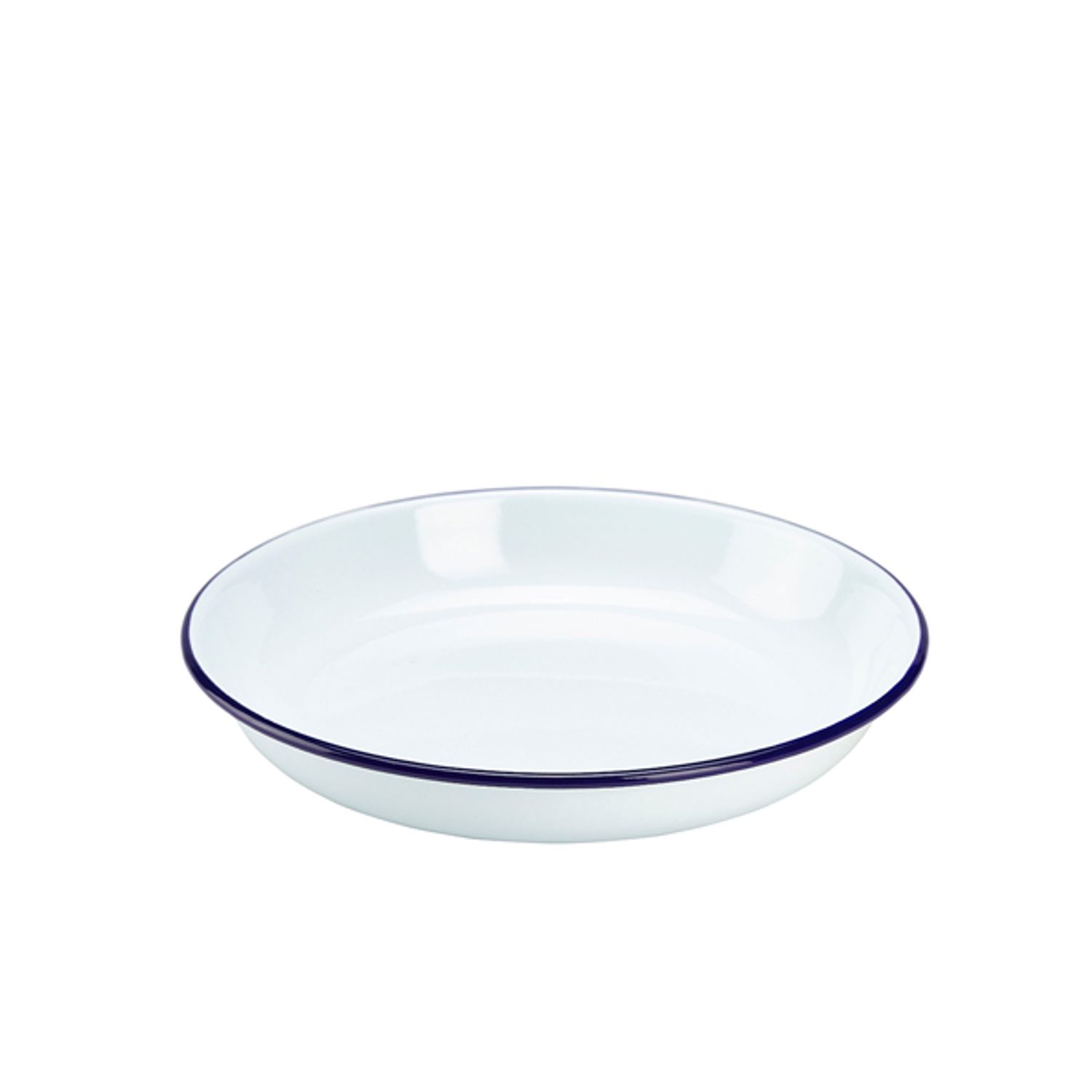 Genware Enamel Rice/Pasta Plate 24cm