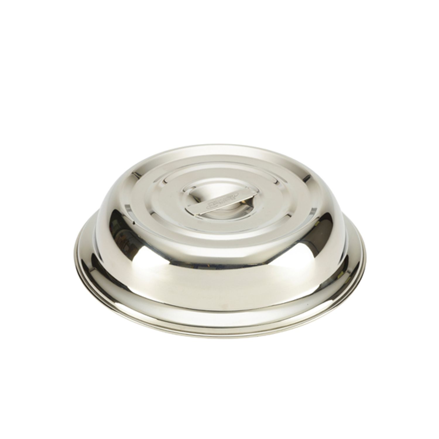 Genware Round S/St. Plate Cover for 10in Plates
