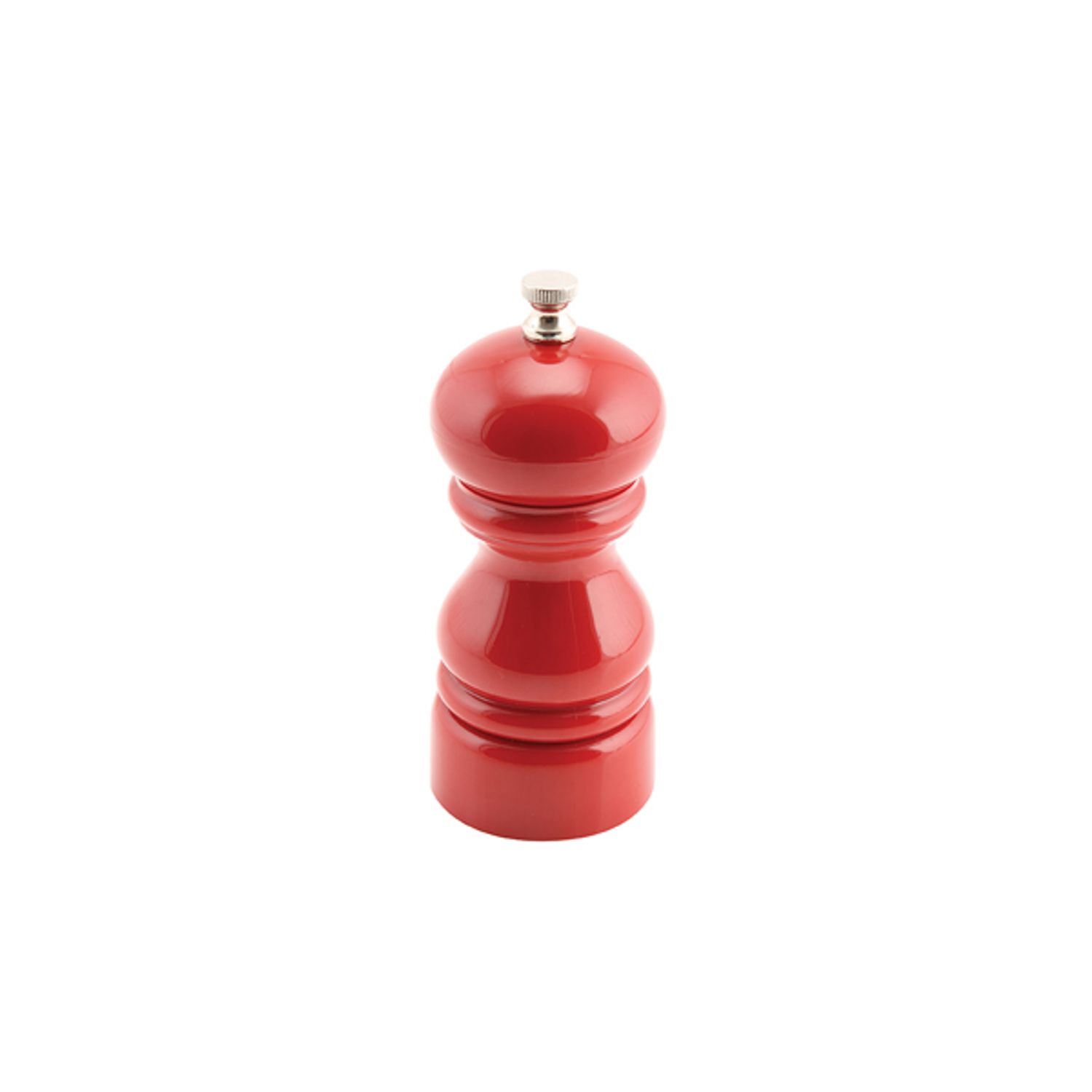 Genware Salt or Pepper Grinder Red 12.7cm- you get 6