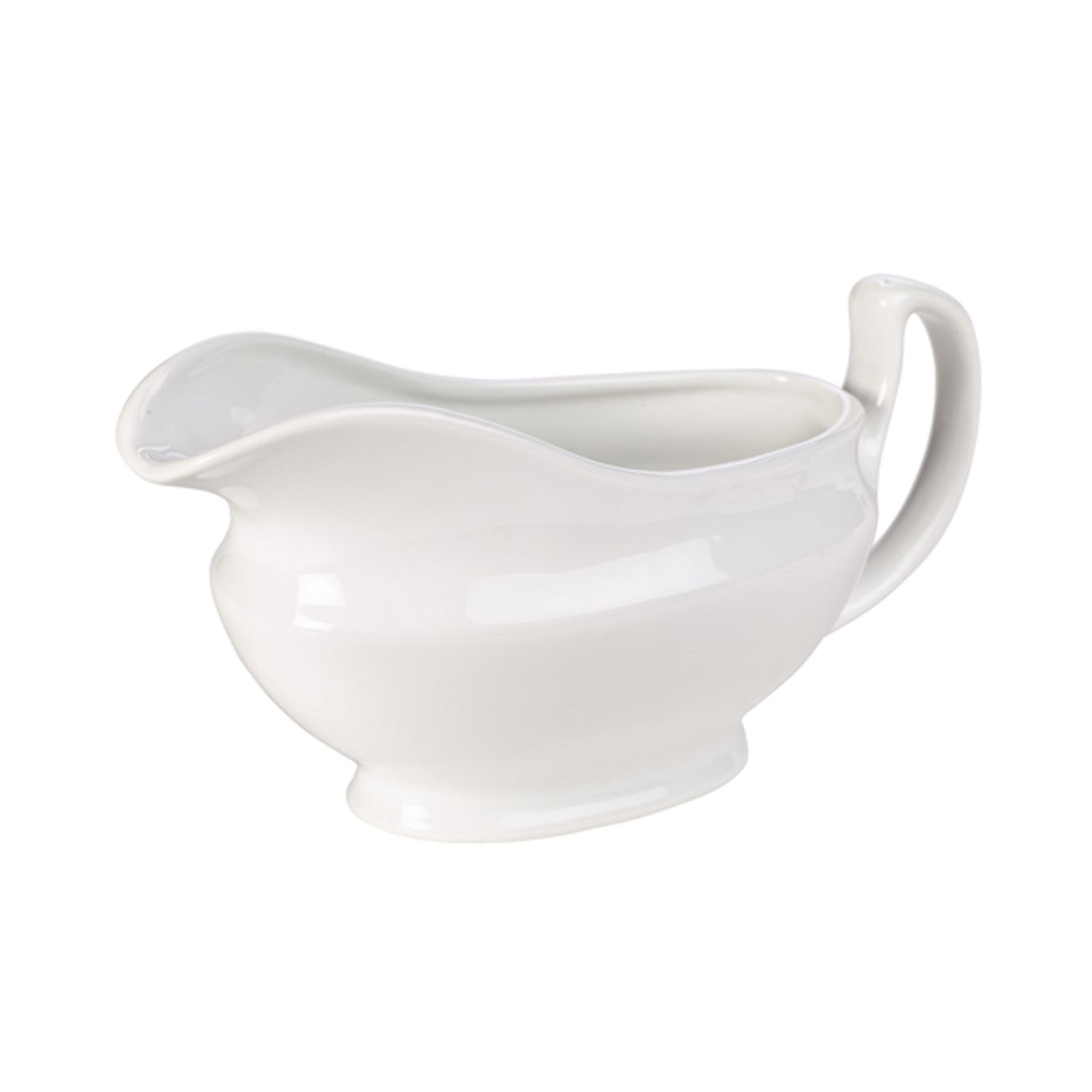 Genware Porcelain Sauce Boat 40cl/14oz- you get 6