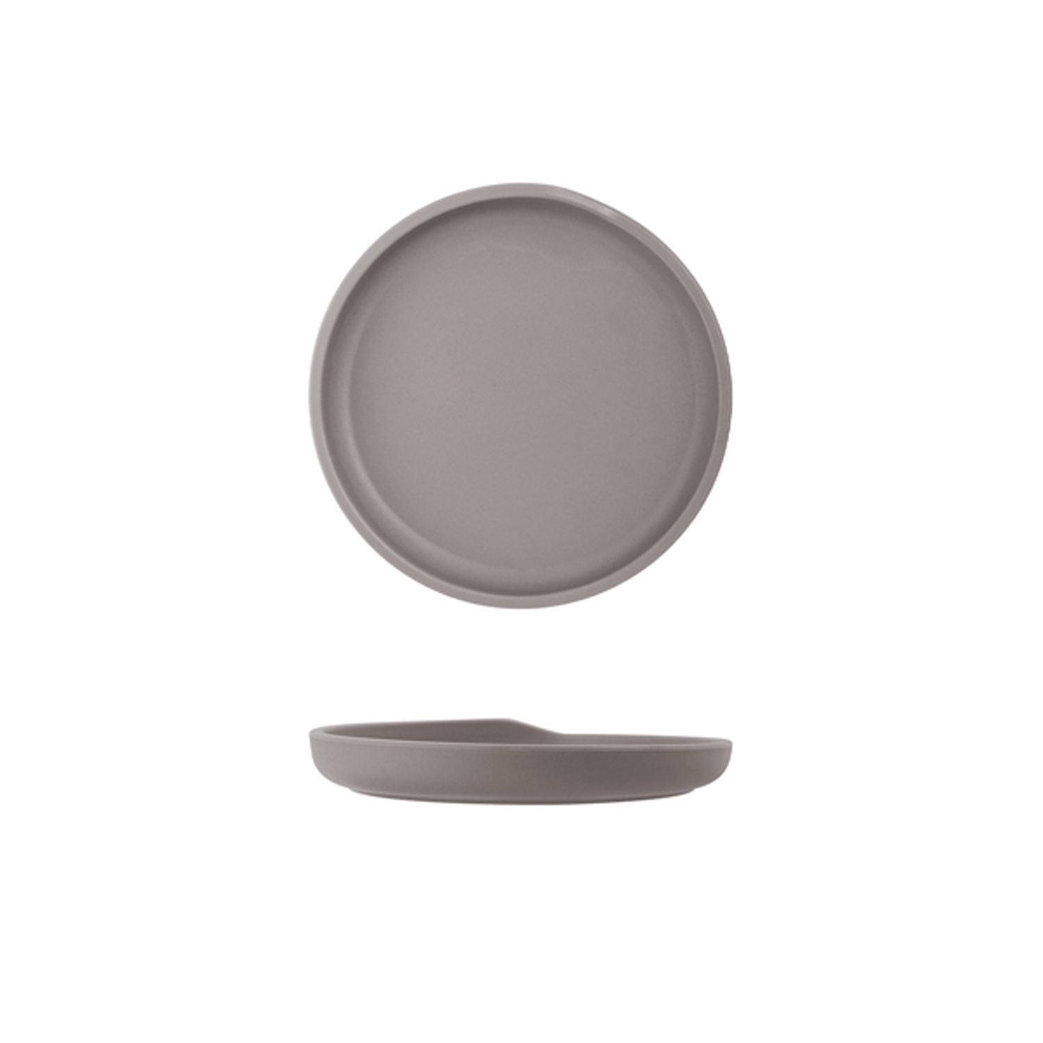 Genware Sand Brown Copenhagen Round Melamine Plate 17cm- you get 6