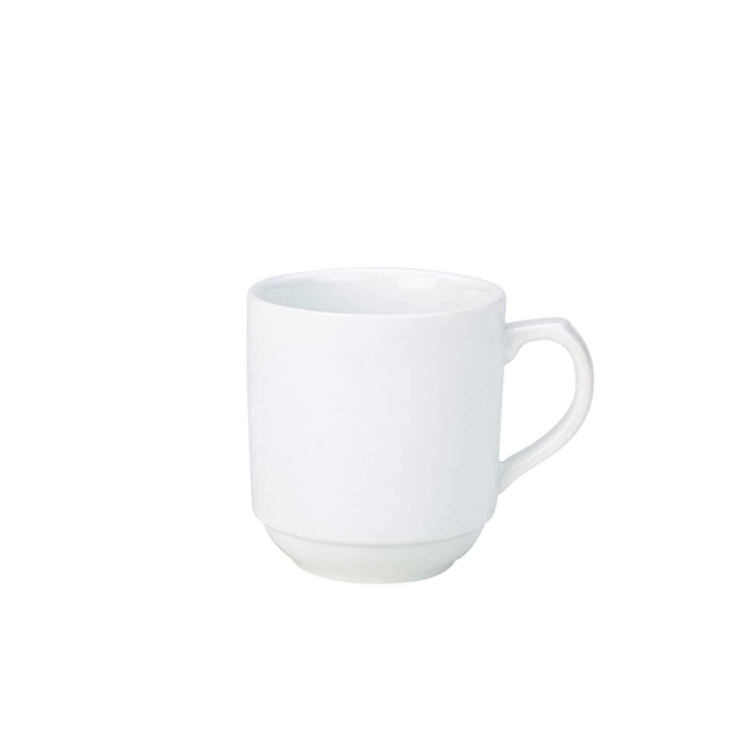 Genware Porcelain Stacking Mug 30cl/10oz- you get 6