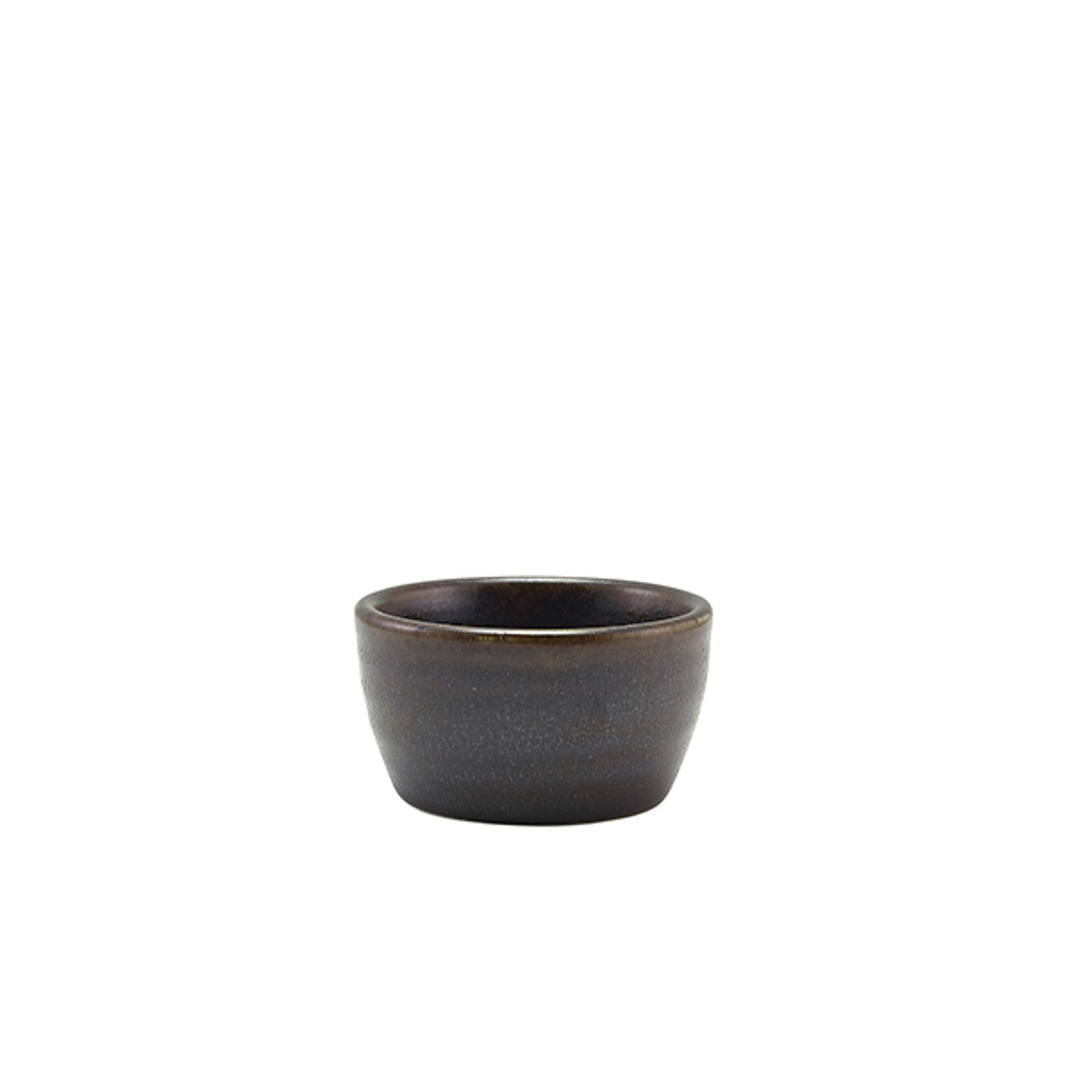 Genware Terra Porcelain Black Ramekin - 45ml/1.5oz- you get 12