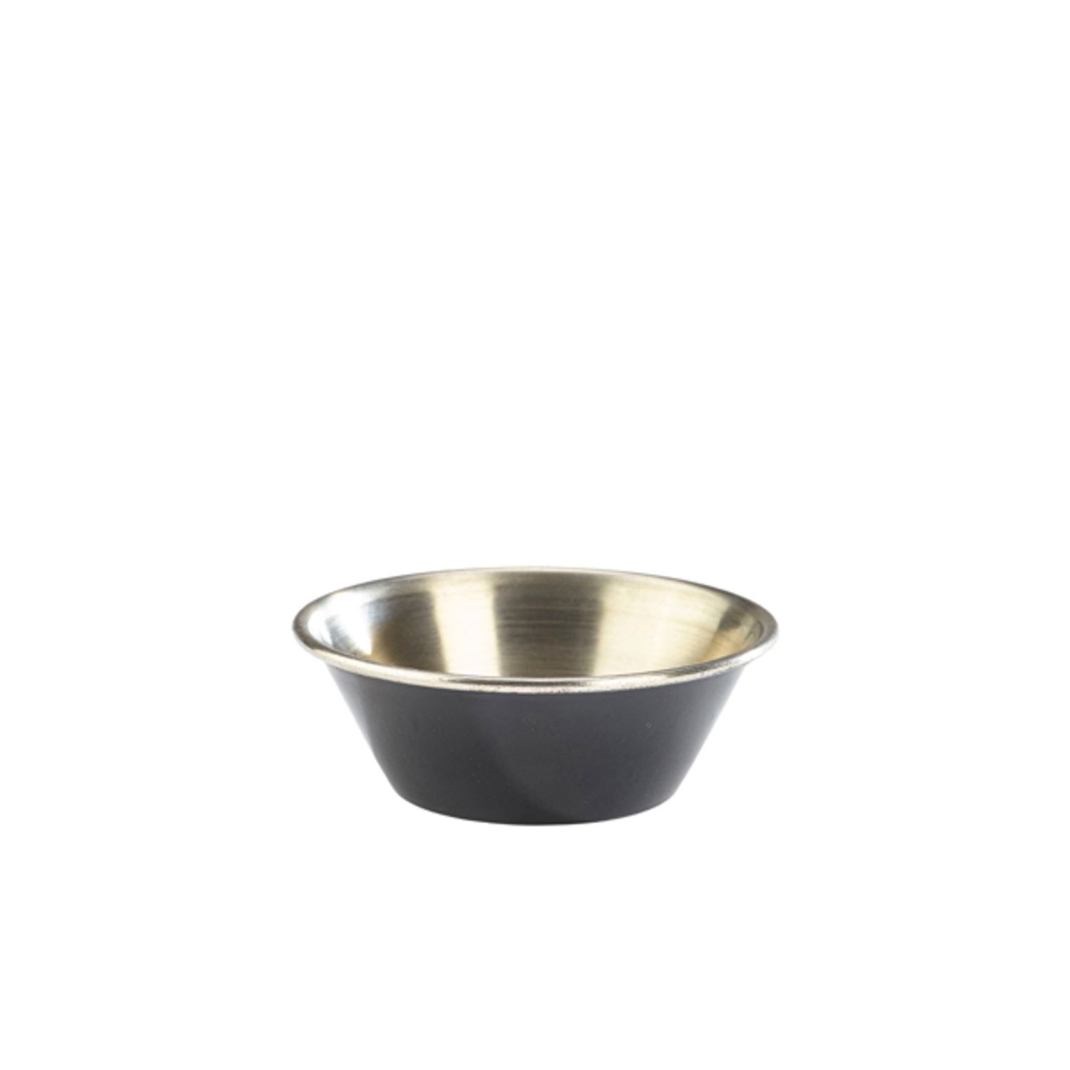 Genware Black Stainless Steel Ramekin - 43ml/1.5oz- you get 24
