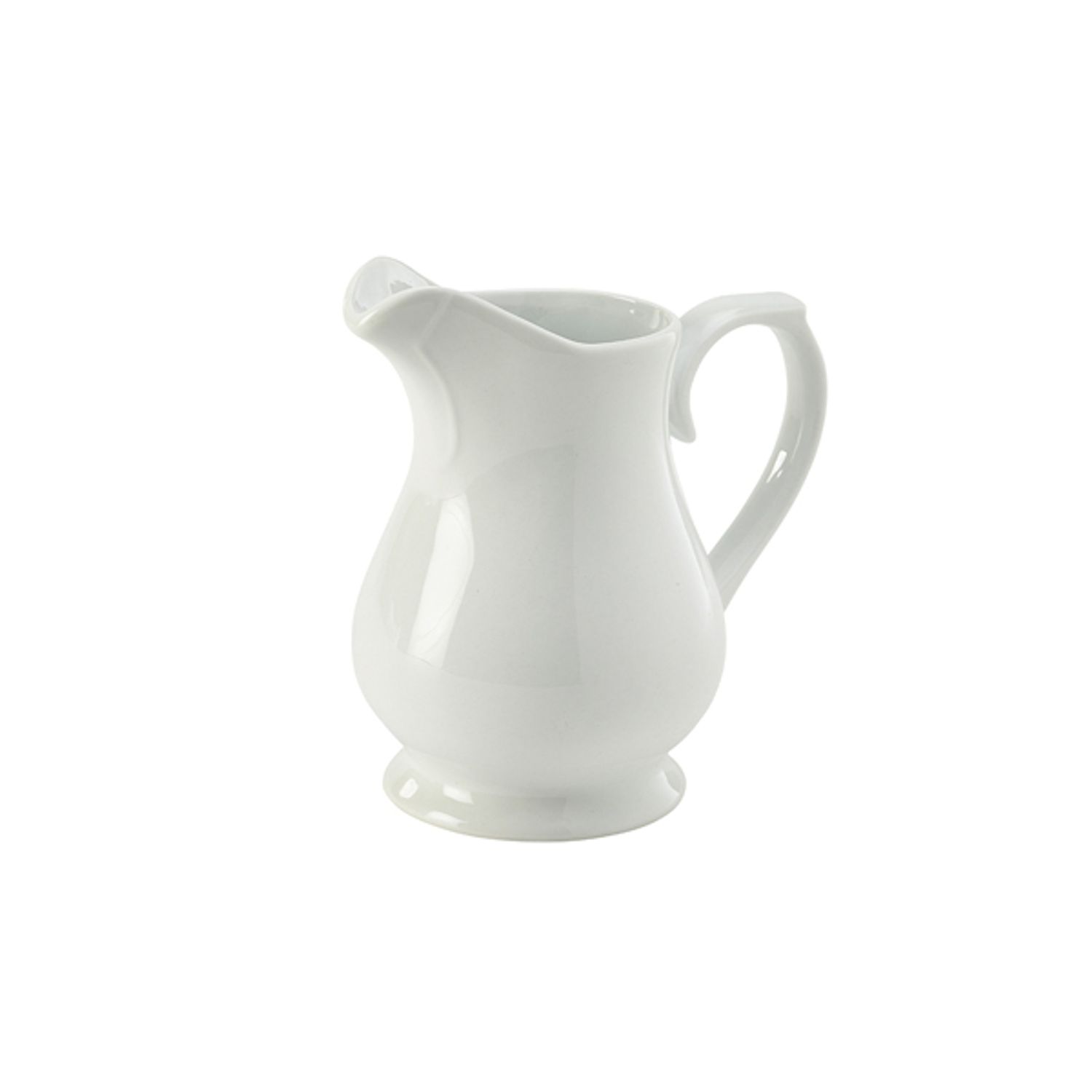 Genware Porcelain Traditional Serving Jug 14cl/5oz- you get 6