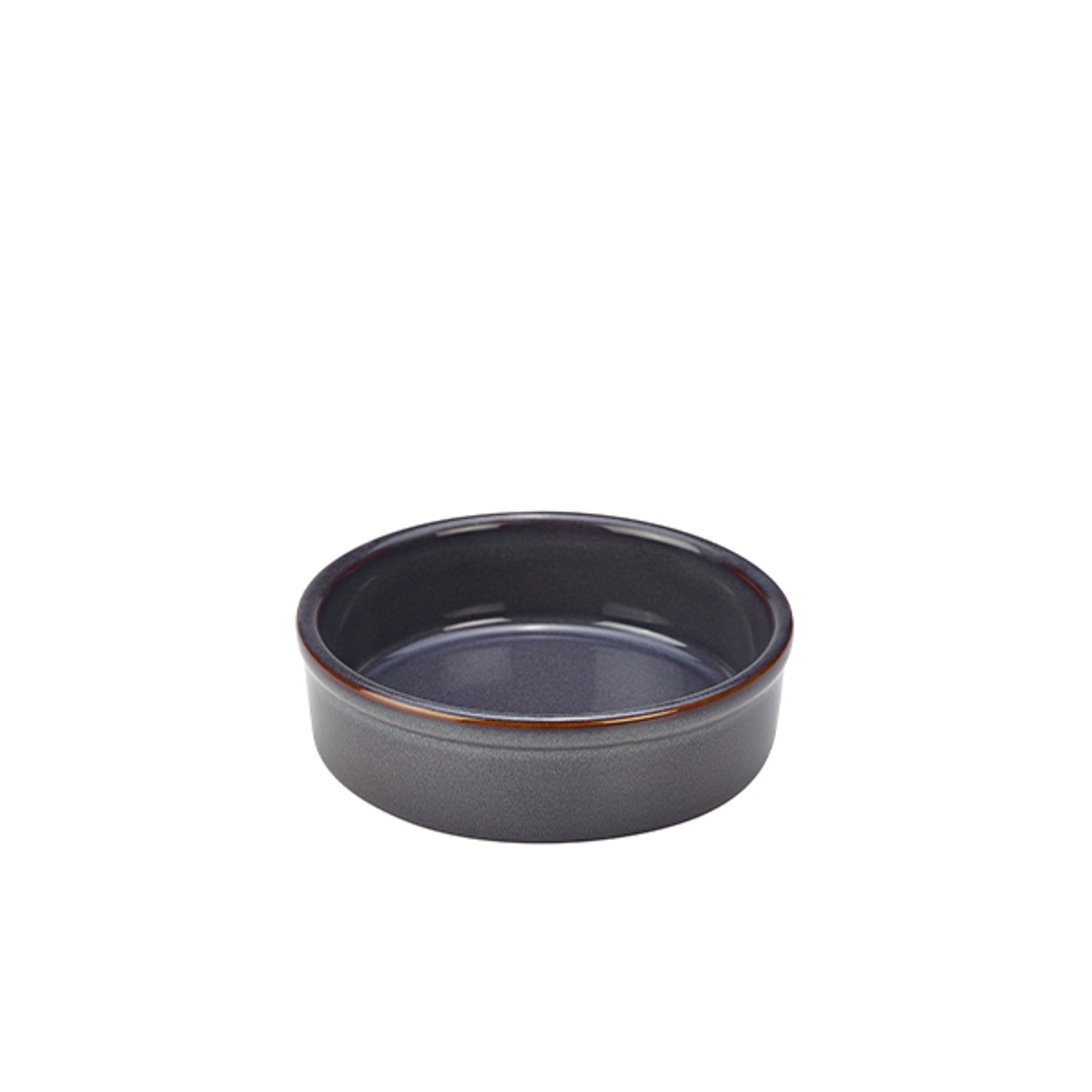 Genware Terra Stoneware Rustic Blue Tapas Dish 14.5cm- you get 12
