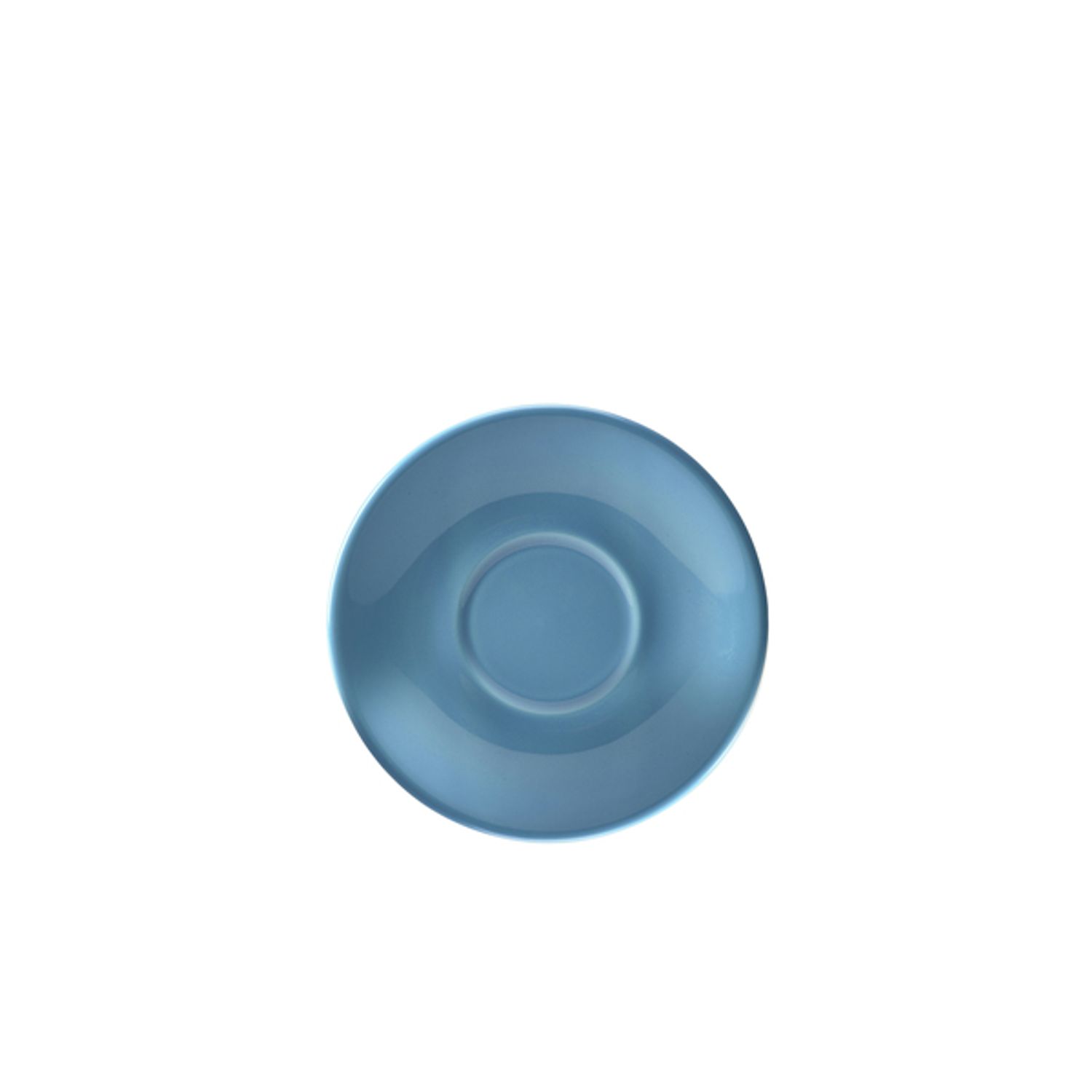 Genware Porcelain Blue Saucer 13.5cm/5.25in- you get 6