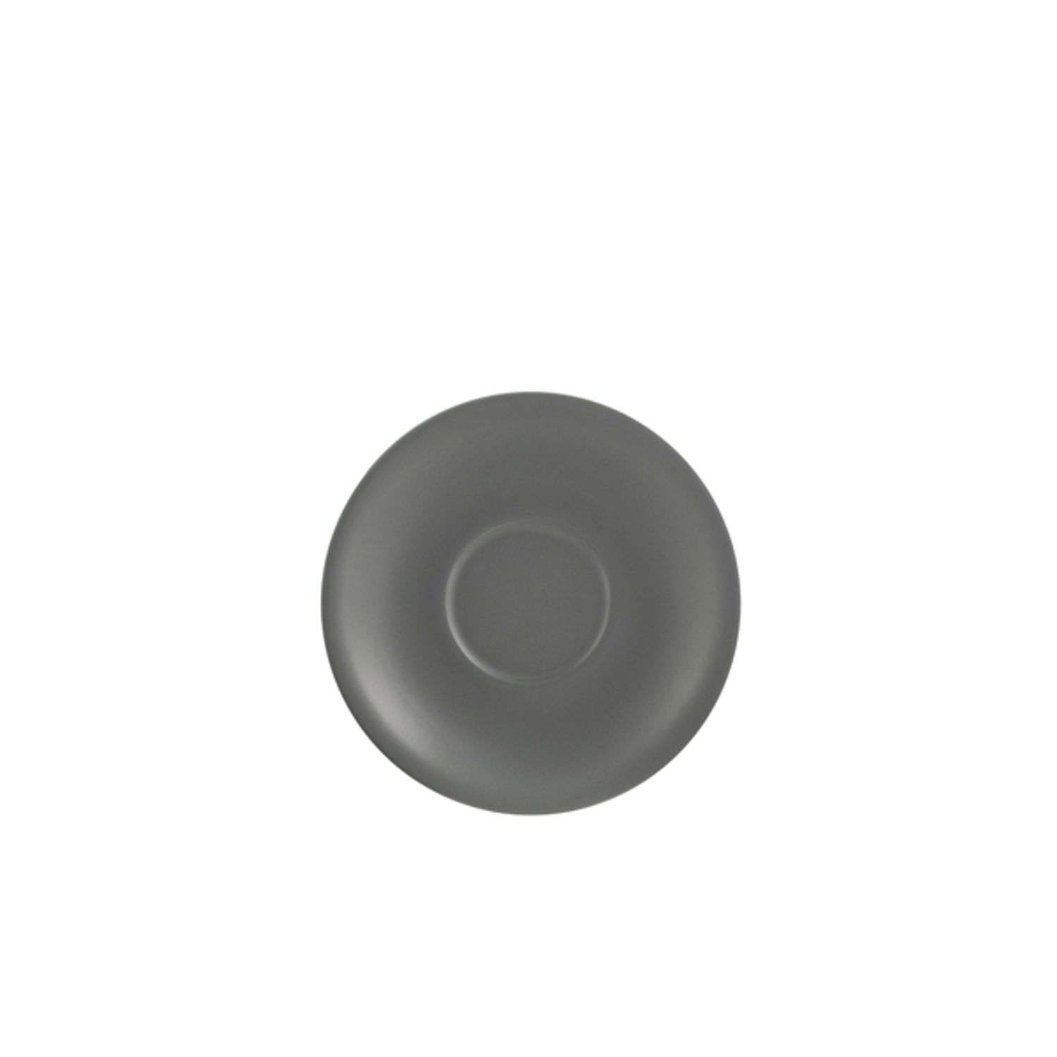 Genware Porcelain Matt Grey Saucer 13.5cm/5.25in- you get 6