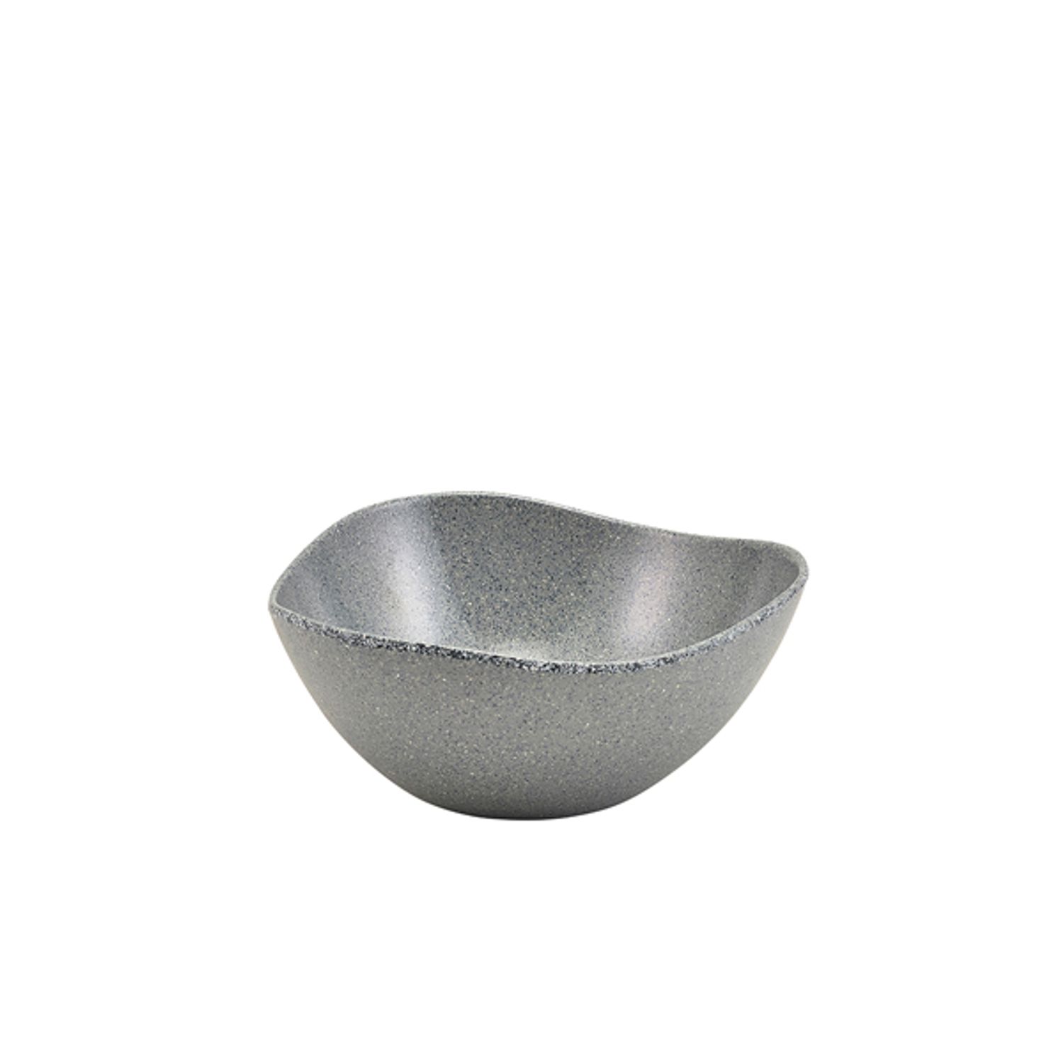 Genware Grey Granite Melamine Triangular Buffet Bowl 25cm