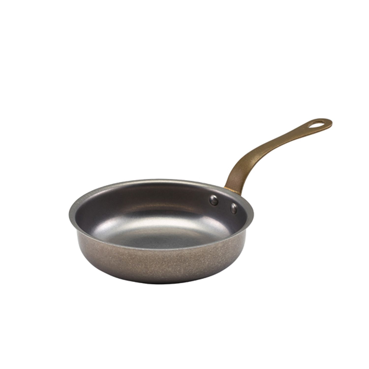 Genware Vintage Steel Mini Fry Pan 13.5 x 3.75cm- you get 6
