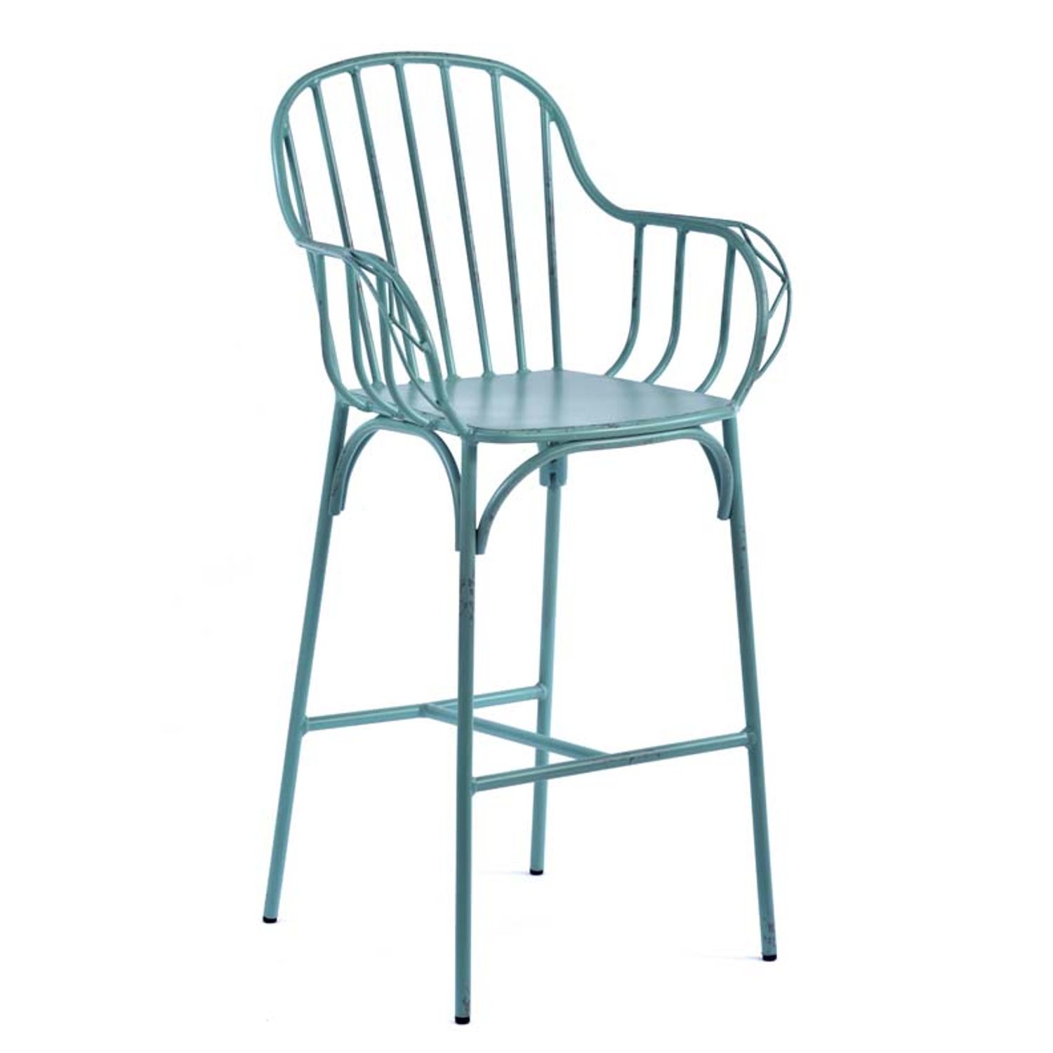 Brackenstyle Cellini Bar Aluminium Arm Chair - Vintage Light Blue