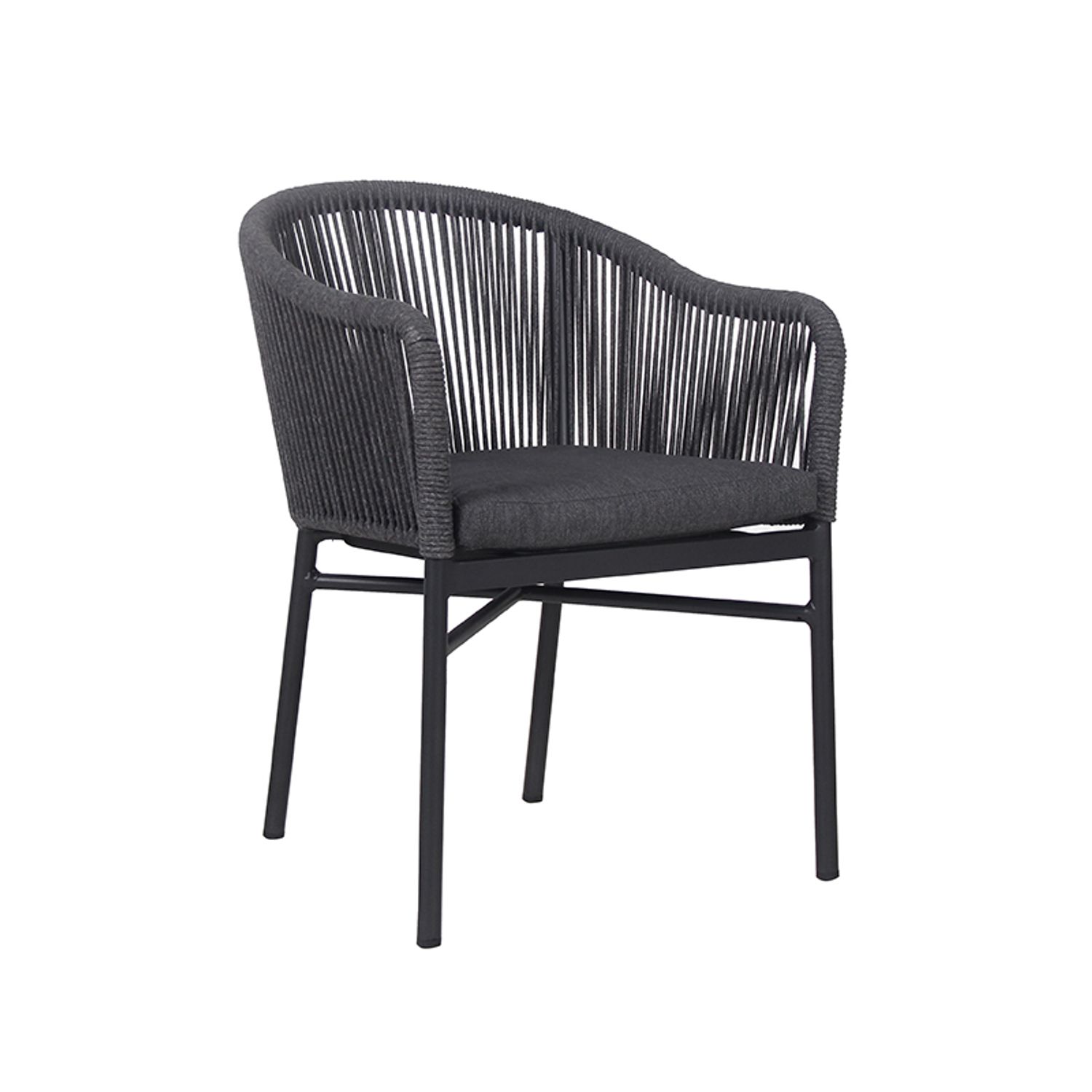 Brackenstyle Fleet Rope Arm Chair - Grey