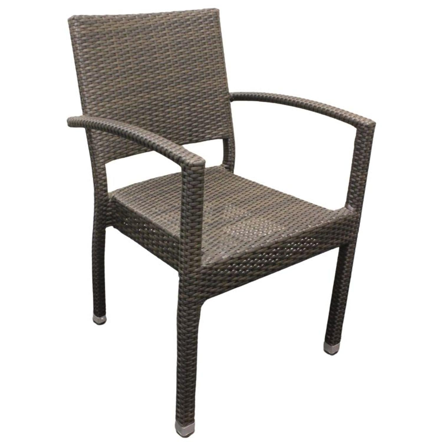 Brackenstyle Ascot Rattan Arm Chair Durable Win-Tech Flat Weave Rattan