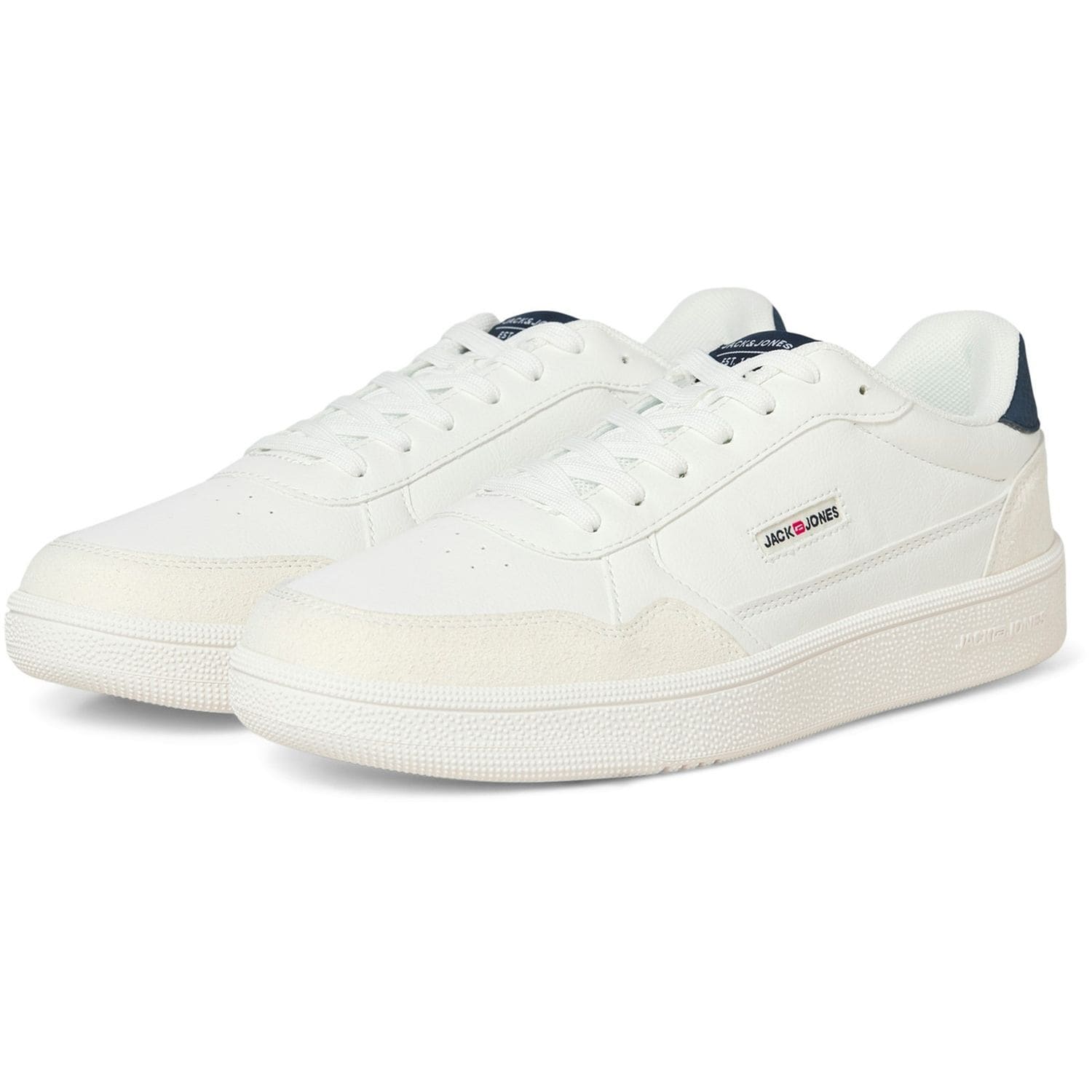 Jack & Jones Bounce White/Navy Blazer Trainers Shoes For Male - Size 11