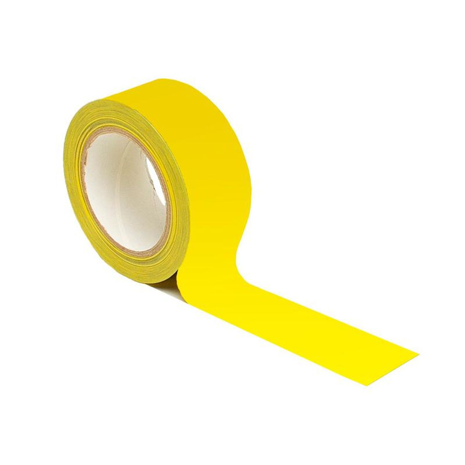 Beaverswood Industrial Vinyl Floor Line Marking Tape 50mmx33m Yellow (Roll)