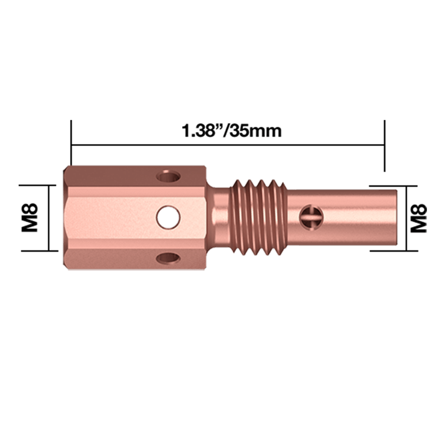 Parweld Tip Adapter M8 (Pack of 2)