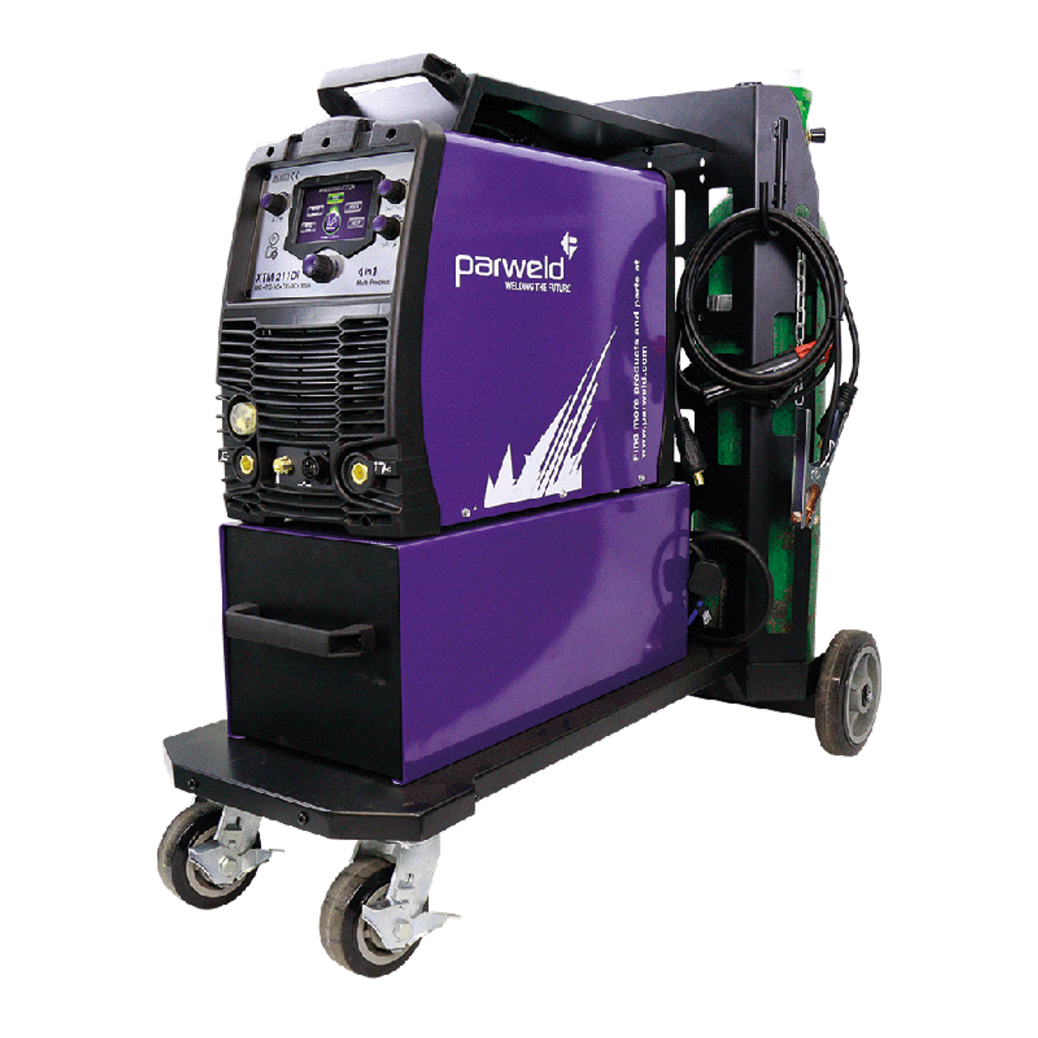 Parweld Digital MIG Machine Including mmA Leads and Gas Hose - XTM211DI-P2T