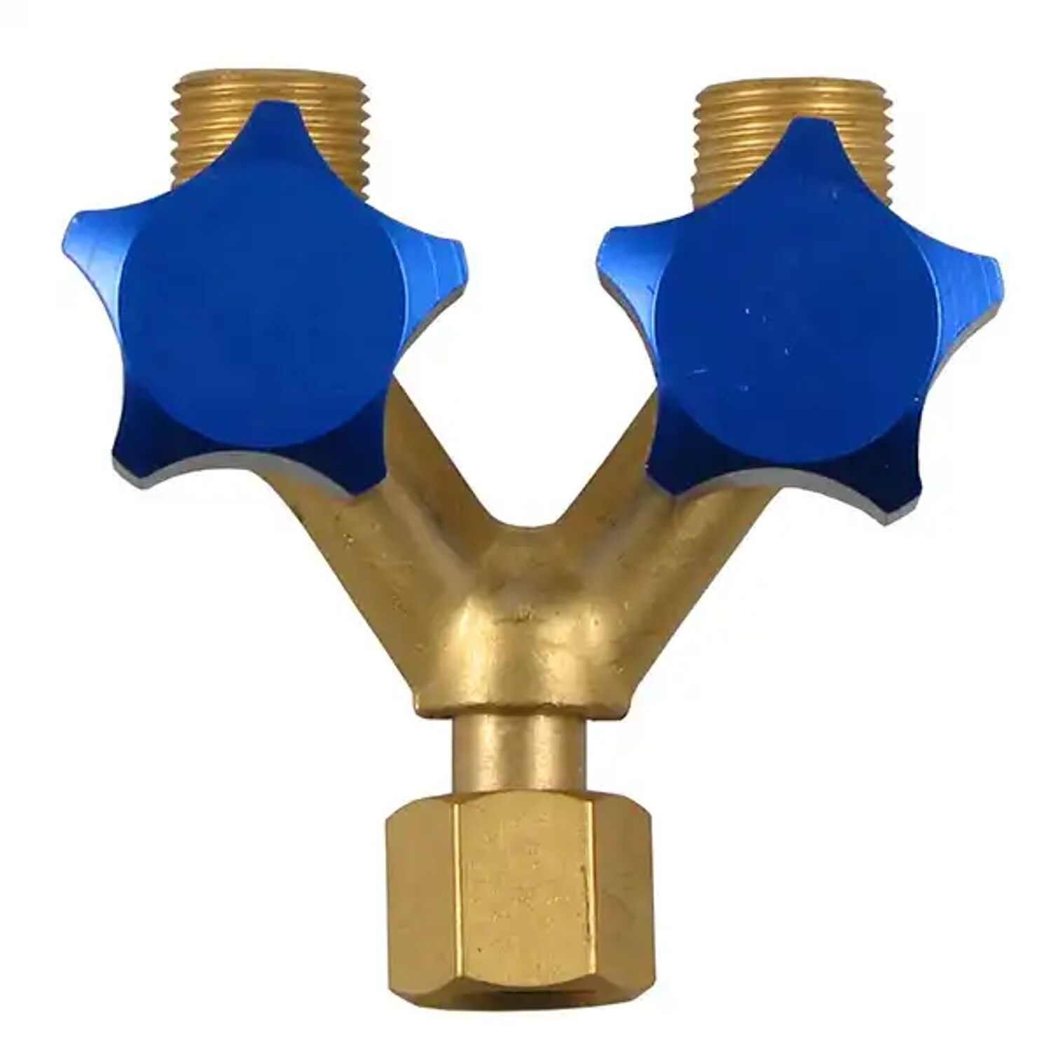 EWS Double Outlet Y-Piece with Valves - Right-Hand