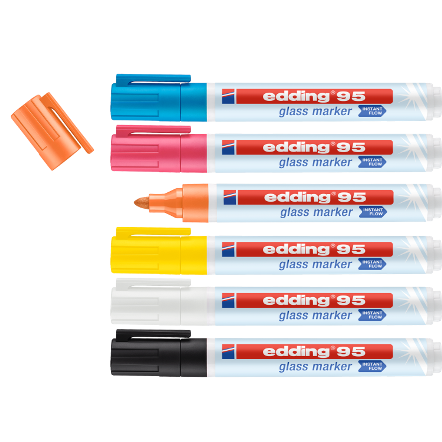 Edding 95 Glass Marker (Pack of 6)