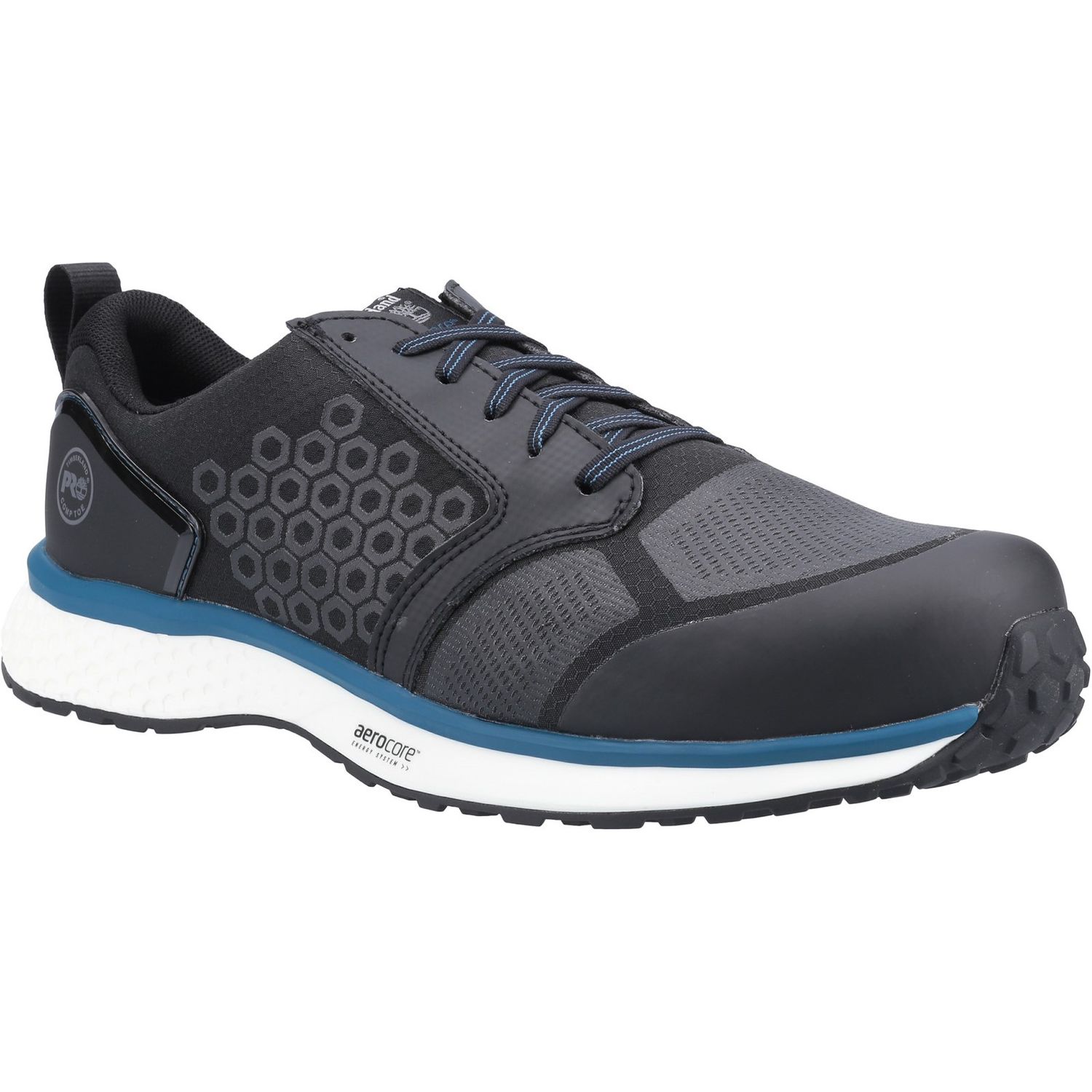 Timberland Pro Reaxion Composite Safety Trainer Black/Blue Size 8 Male