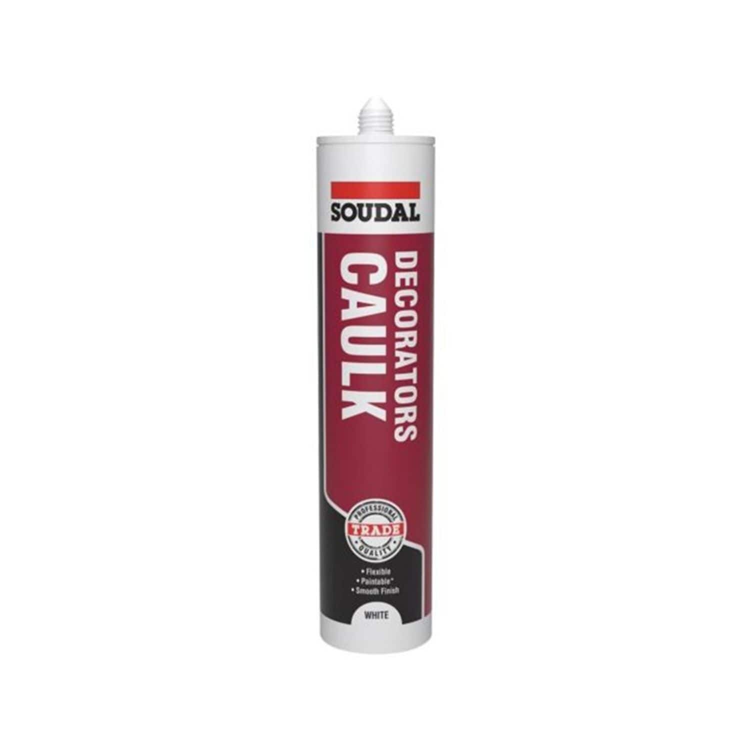 Soudal Decorators Caulk White 290ml