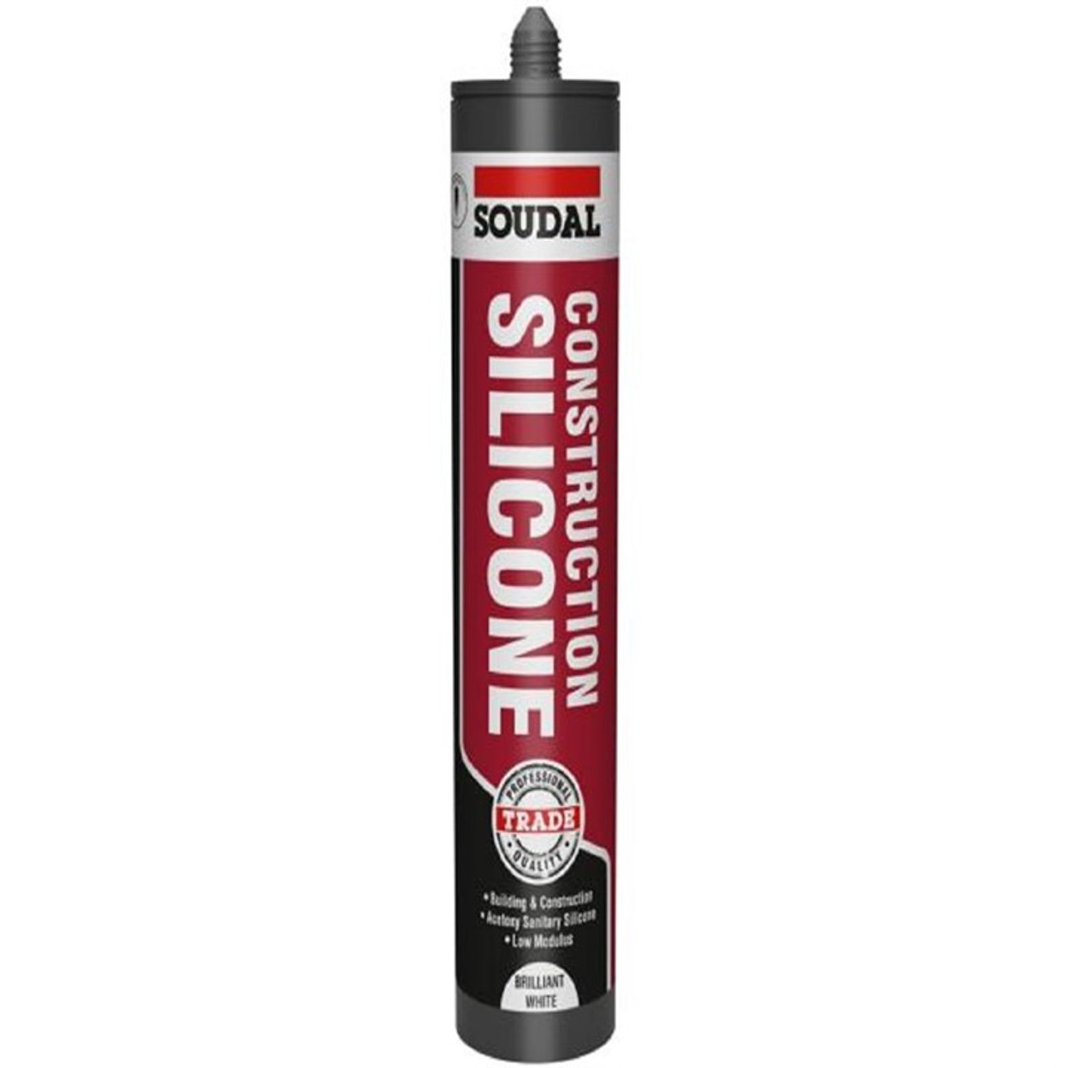 Soudal Construction Silicon Clear 290ml